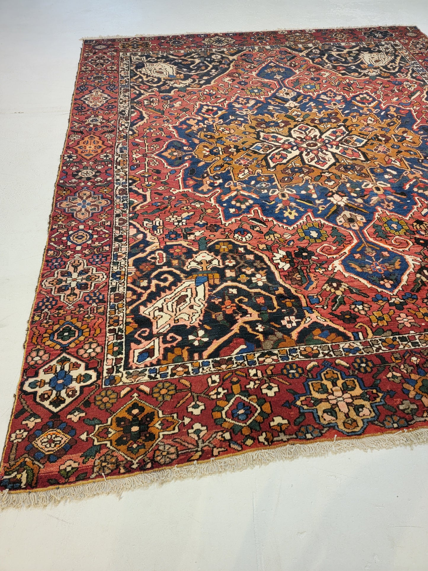 Hand-Knotted Wool Rug Bakhtiari 9'2" x 11'6"