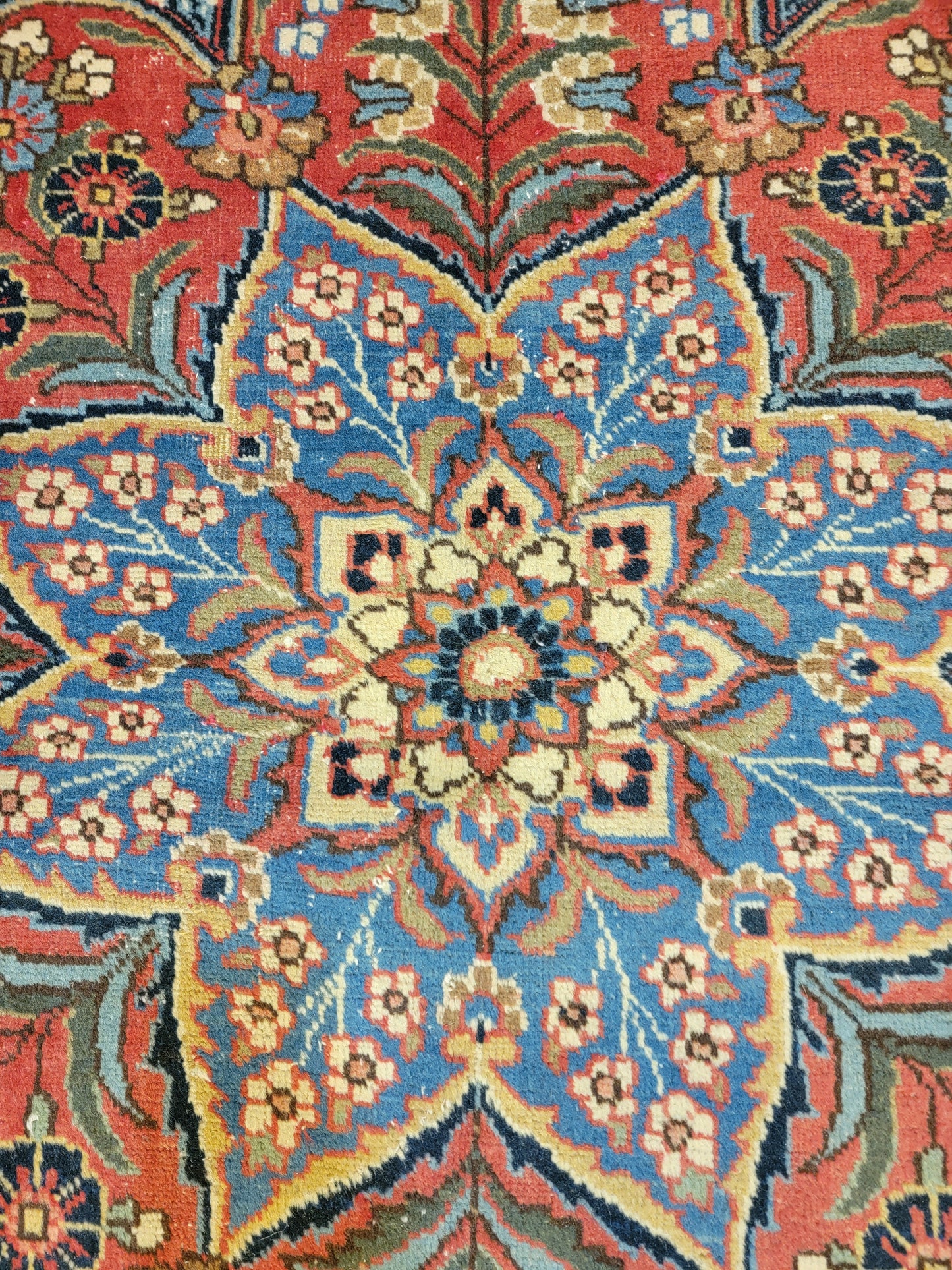 Hand-Knotted Wool Rug Tabriz Khoy 9'5" x 11'10"