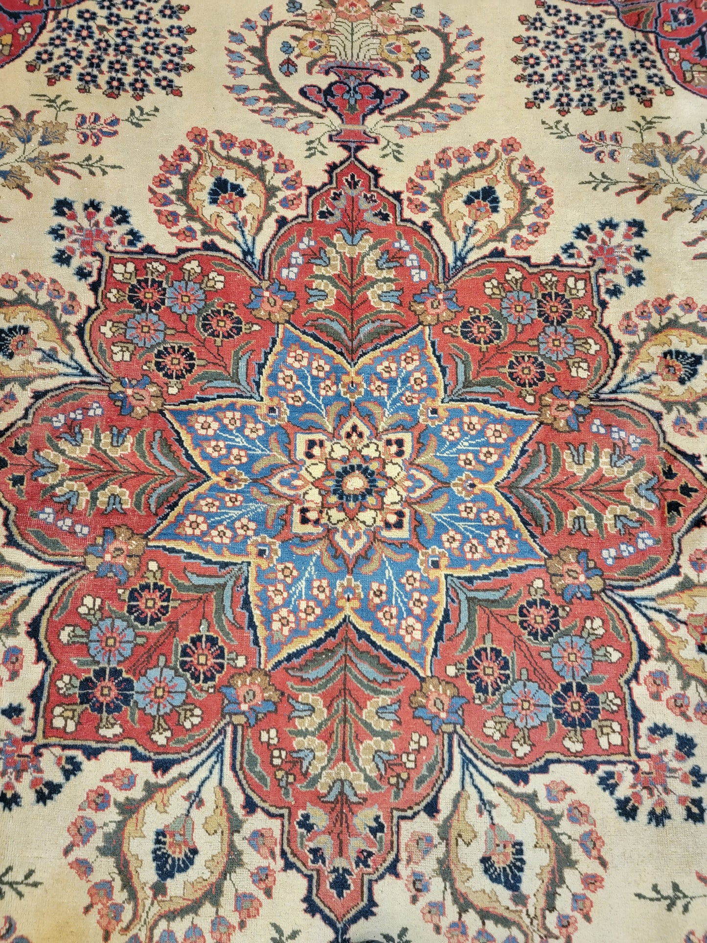 Hand-Knotted Wool Rug Tabriz Khoy 9'5" x 11'10"