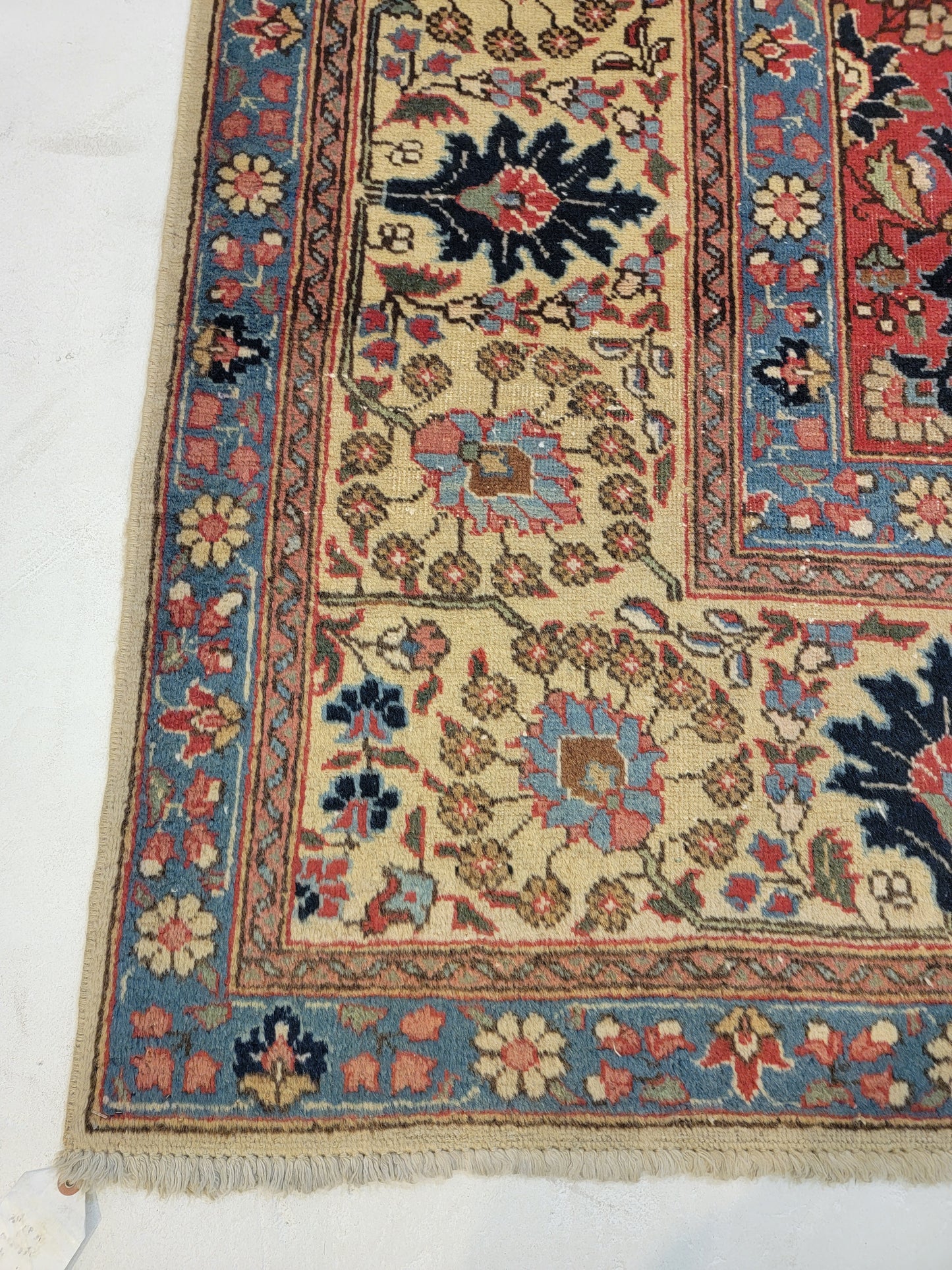 Hand-Knotted Wool Rug Tabriz Khoy 9'5" x 11'10"