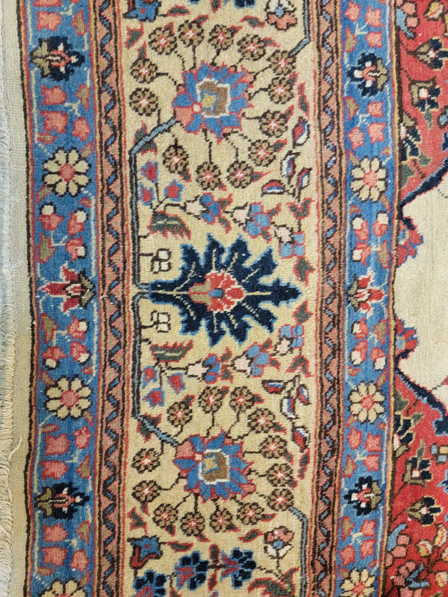 Hand-Knotted Wool Rug Tabriz Khoy 9'5" x 11'10"