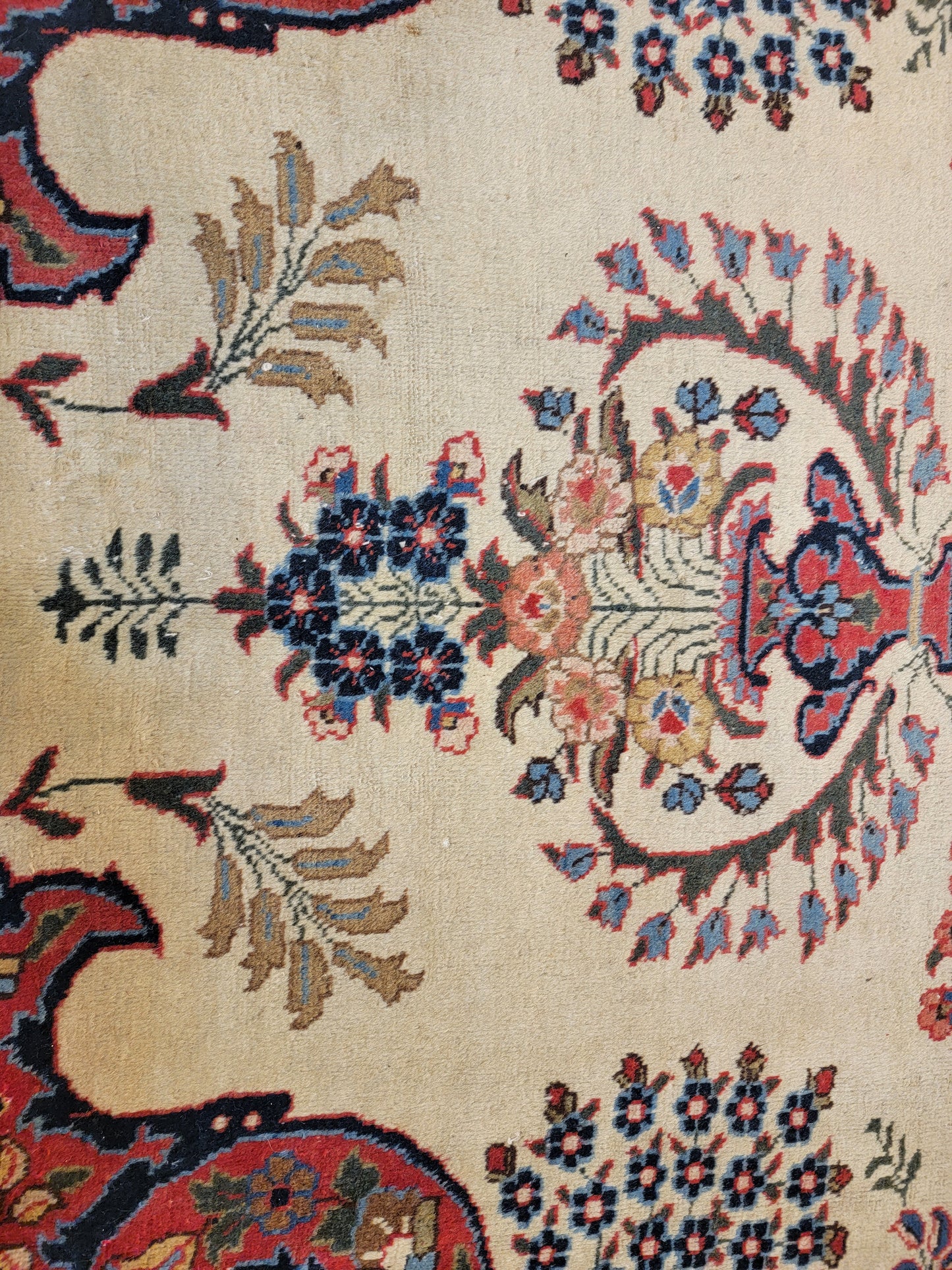 Hand-Knotted Wool Rug Tabriz Khoy 9'5" x 11'10"