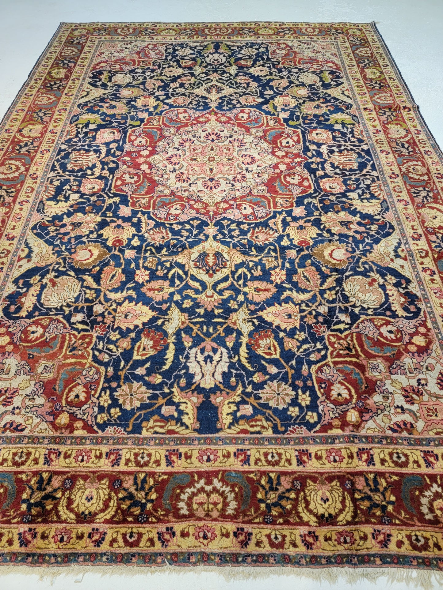 Hand-Knotted Wool Rug Tabriz Khoy 8'5" x 12'4"