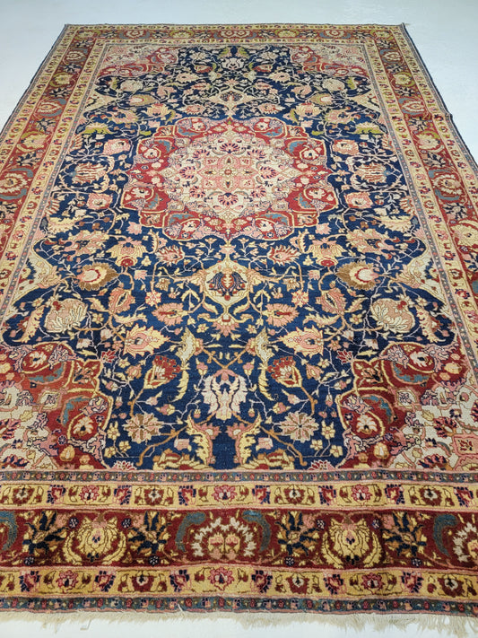 Hand-Knotted Wool Rug Tabriz Khoy 8'5" x 12'4"
