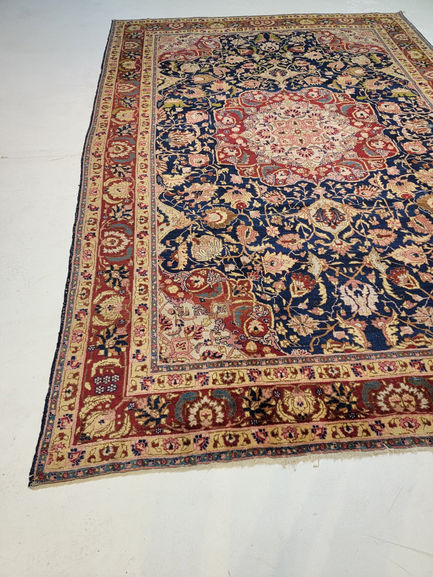 Hand-Knotted Wool Rug Tabriz Khoy 8'5" x 12'4"