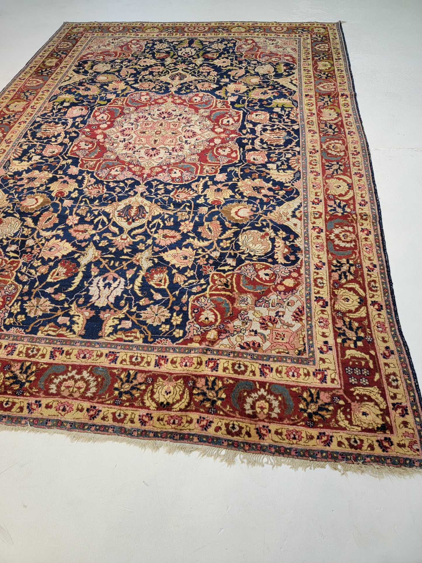 Hand-Knotted Wool Rug Tabriz Khoy 8'5" x 12'4"