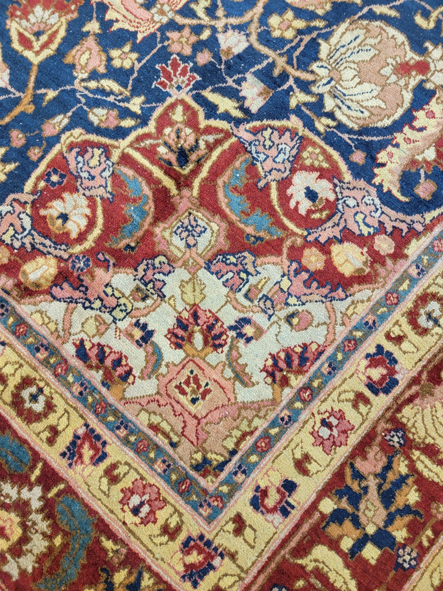 Hand-Knotted Wool Rug Tabriz Khoy 8'5" x 12'4"