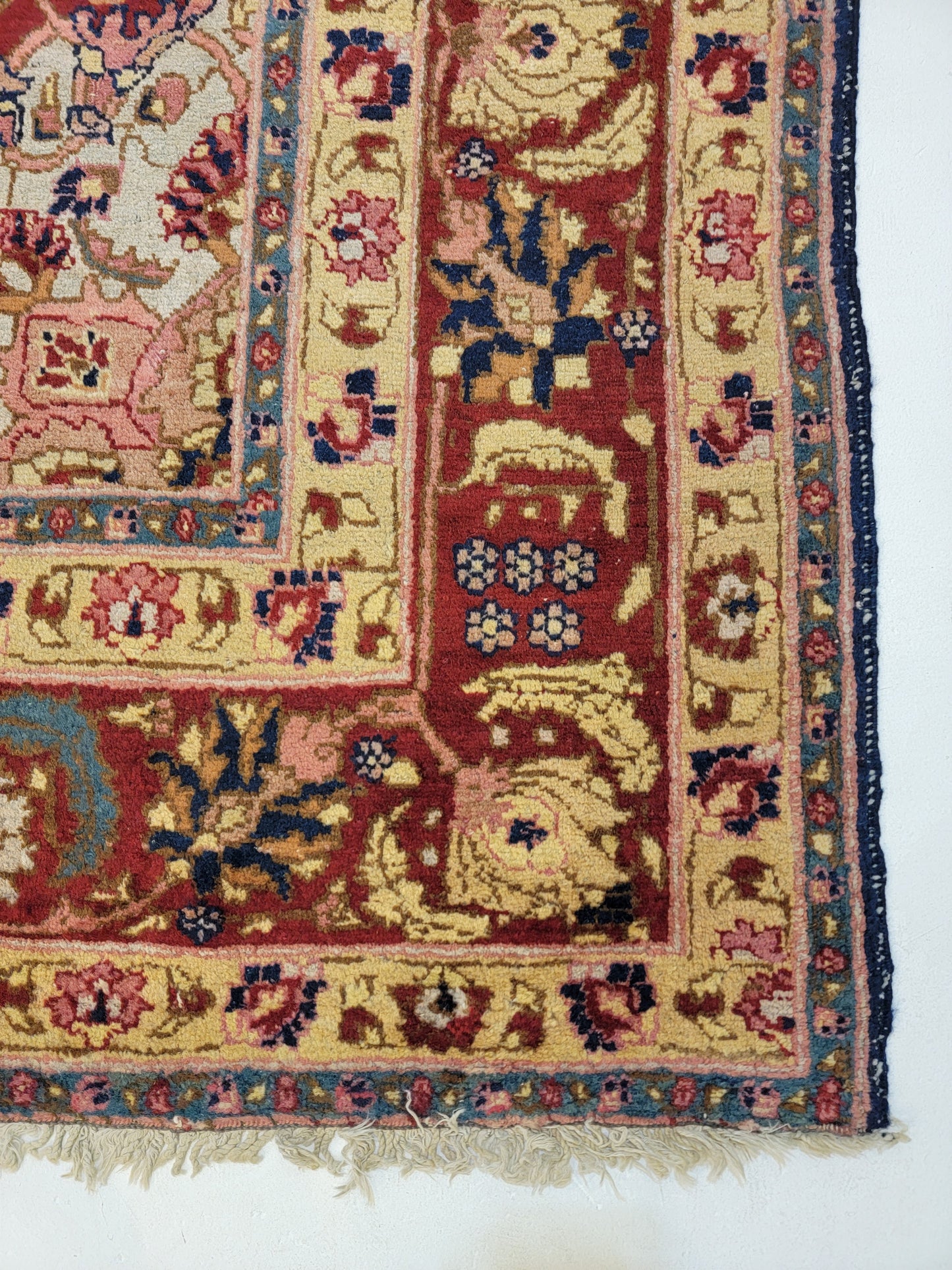 Hand-Knotted Wool Rug Tabriz Khoy 8'5" x 12'4"