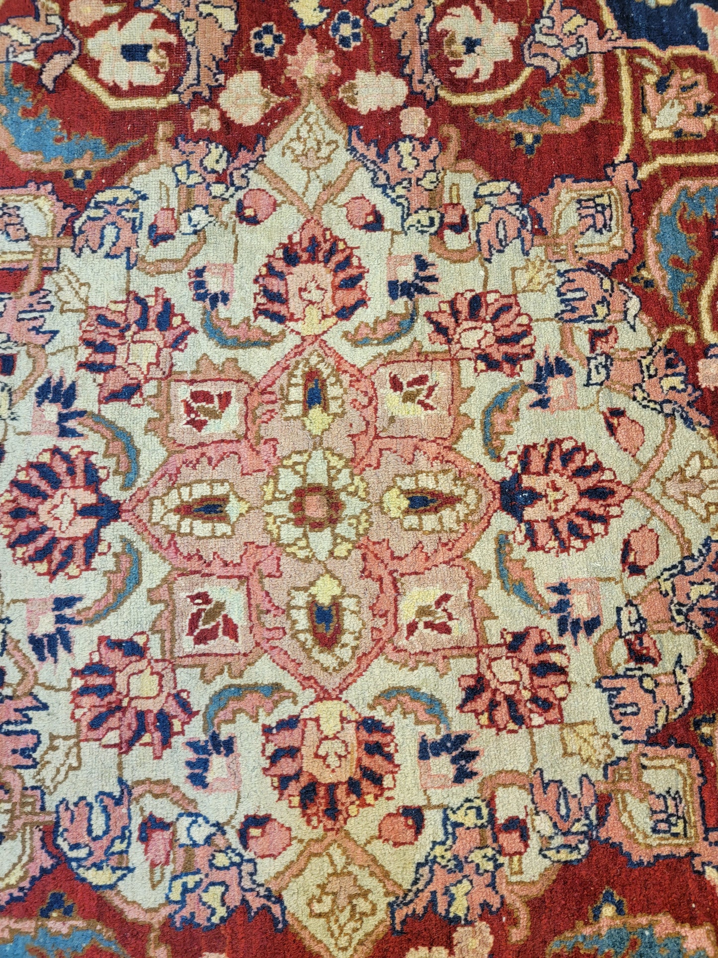 Hand-Knotted Wool Rug Tabriz Khoy 8'5" x 12'4"