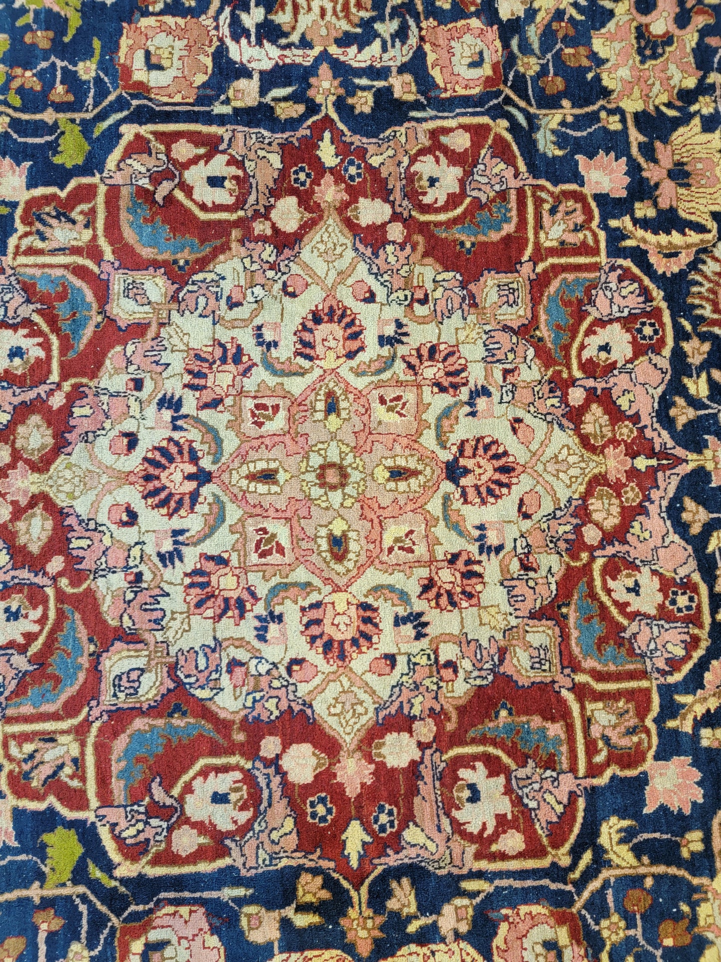 Hand-Knotted Wool Rug Tabriz Khoy 8'5" x 12'4"