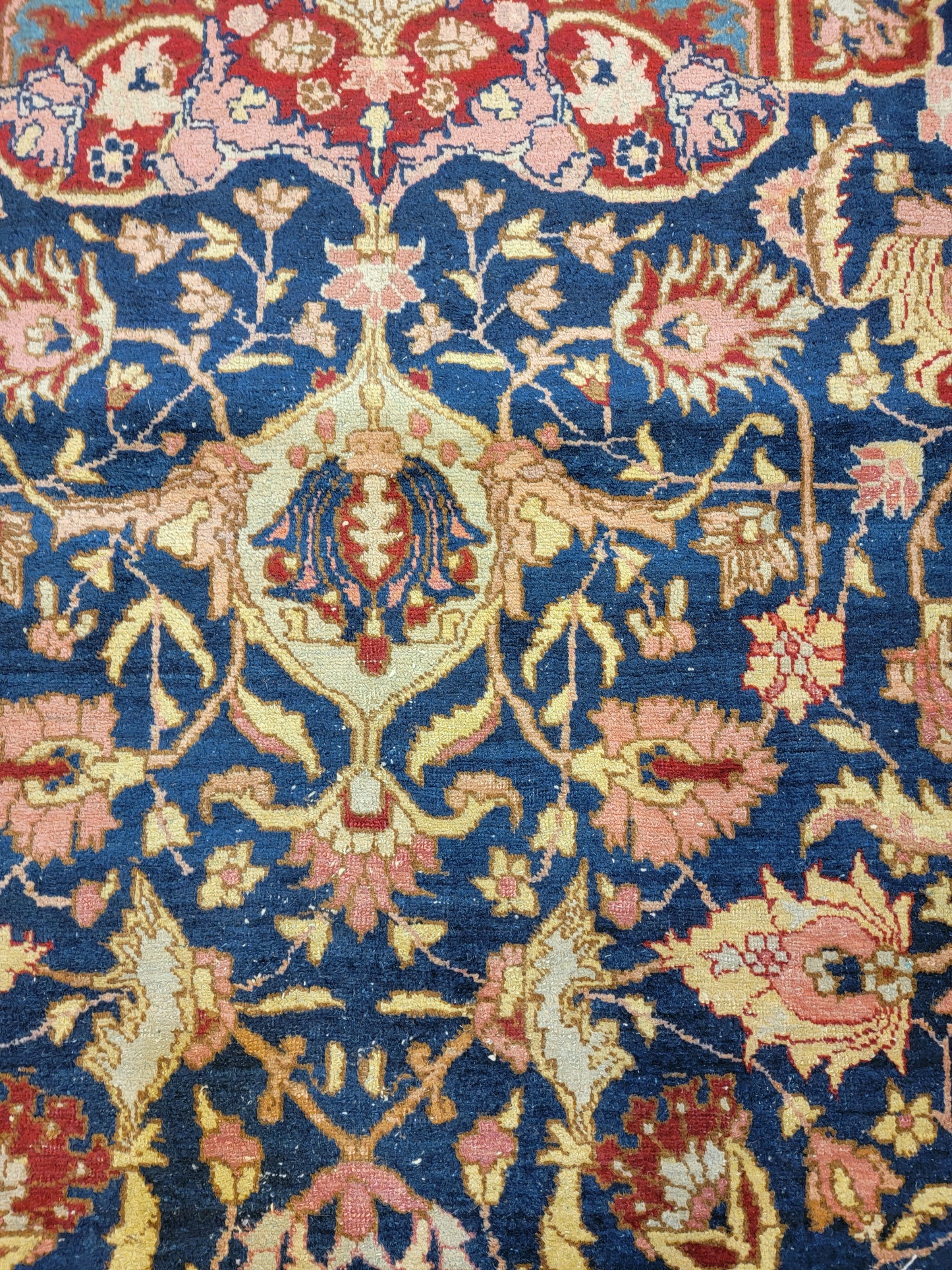 Hand-Knotted Wool Rug Tabriz Khoy 8'5" x 12'4"