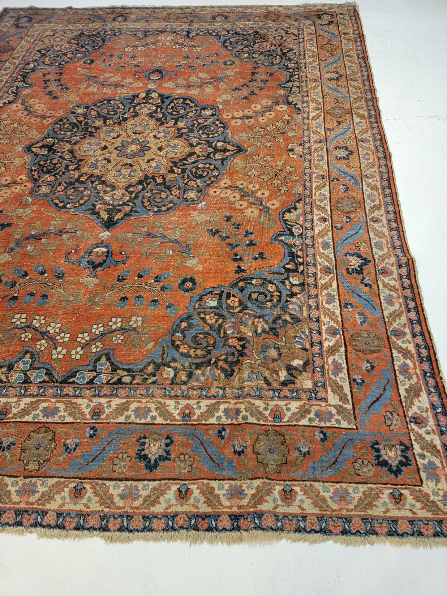 Hand-Knotted Wool Rug Tabriz Khoy 8'6" x 11'4"