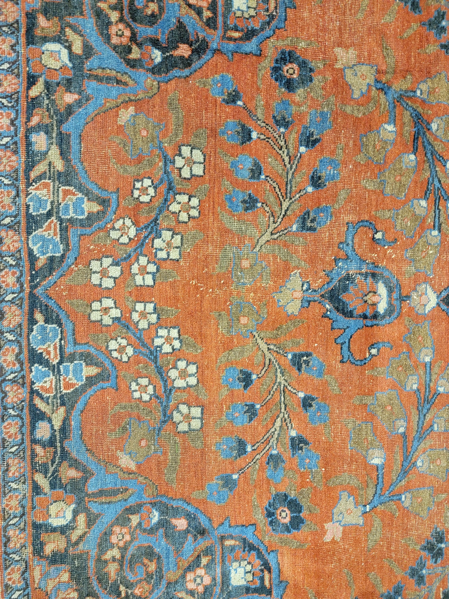 Hand-Knotted Wool Rug Tabriz Khoy 8'6" x 11'4"