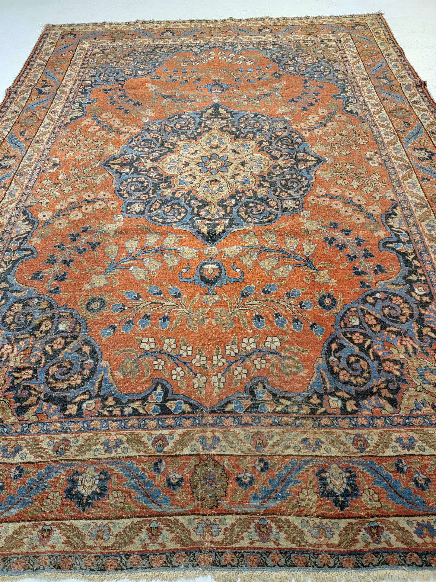 Hand-Knotted Wool Rug Tabriz Khoy 8'6" x 11'4"