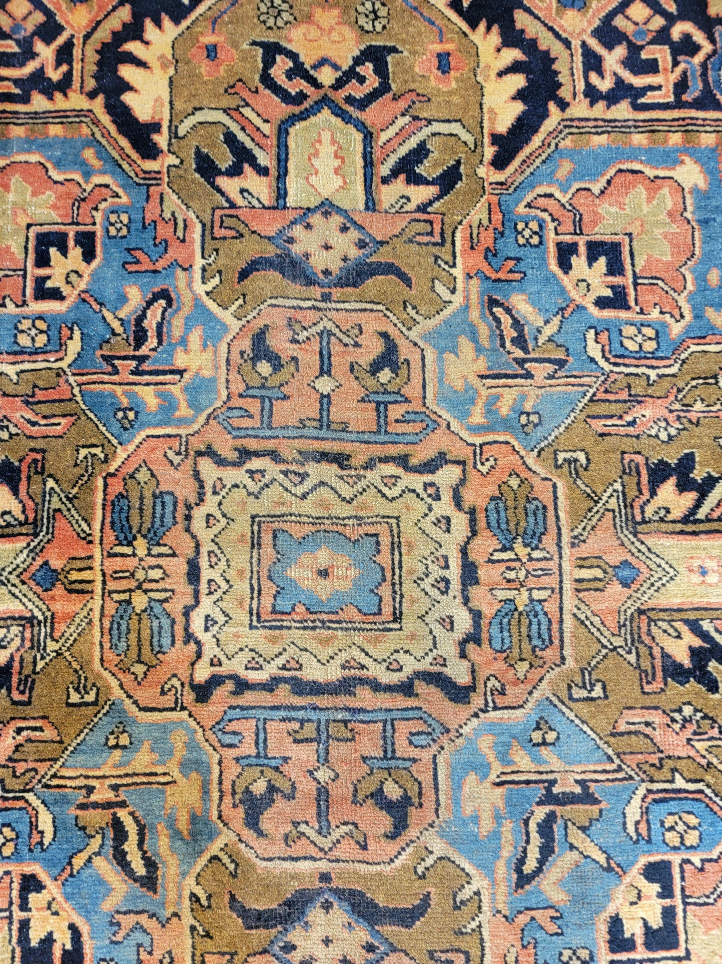 Hand-Knotted Wool Rug Tabriz Khoy 9'4" x 12'7"