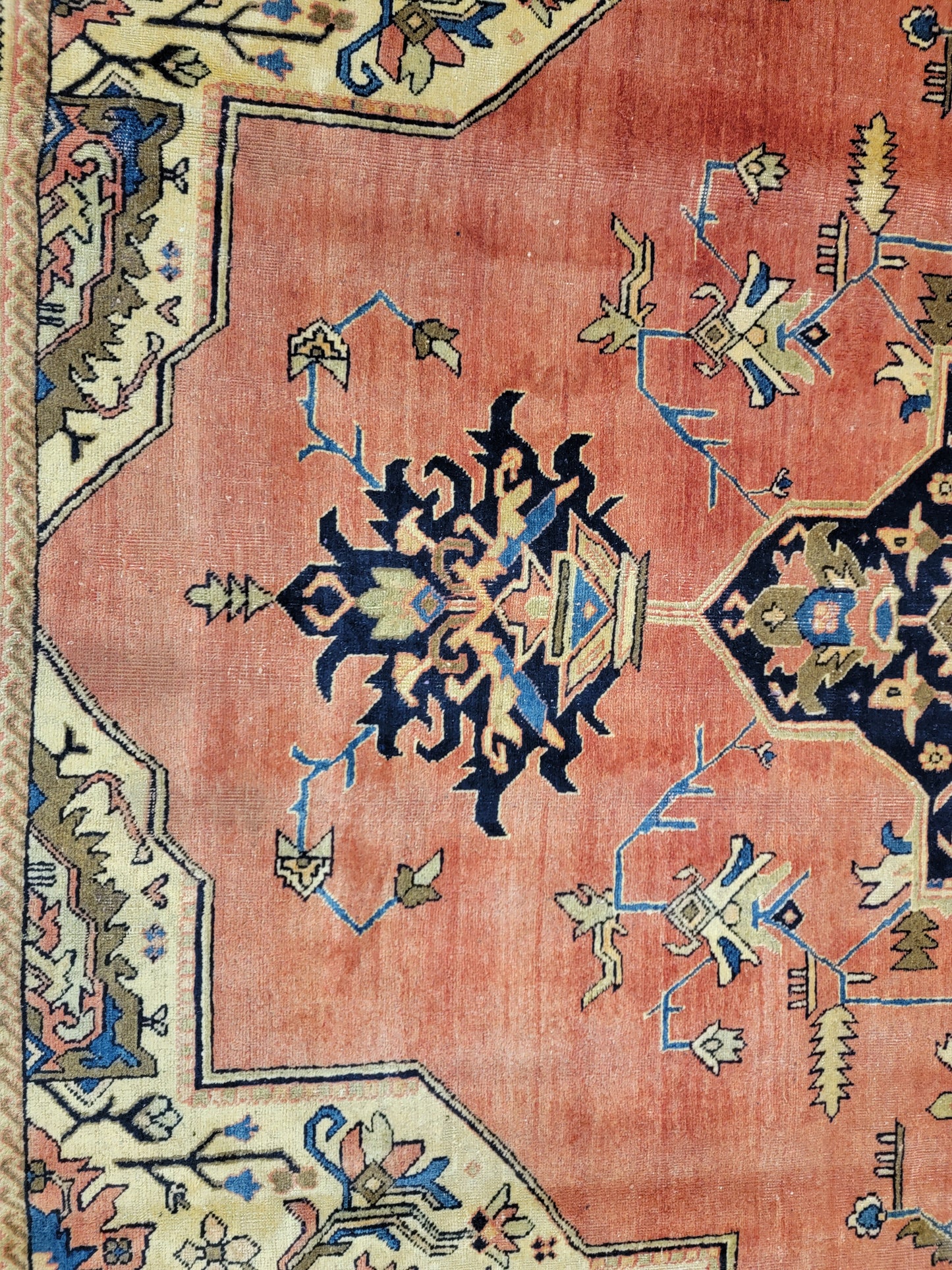Hand-Knotted Wool Rug Tabriz Khoy 9'4" x 12'7"