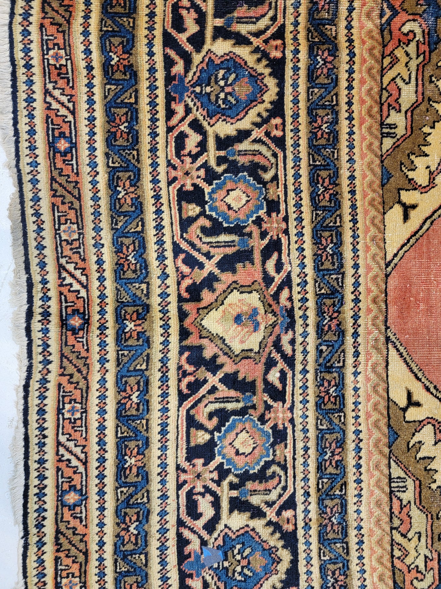 Hand-Knotted Wool Rug Tabriz Khoy 9'4" x 12'7"
