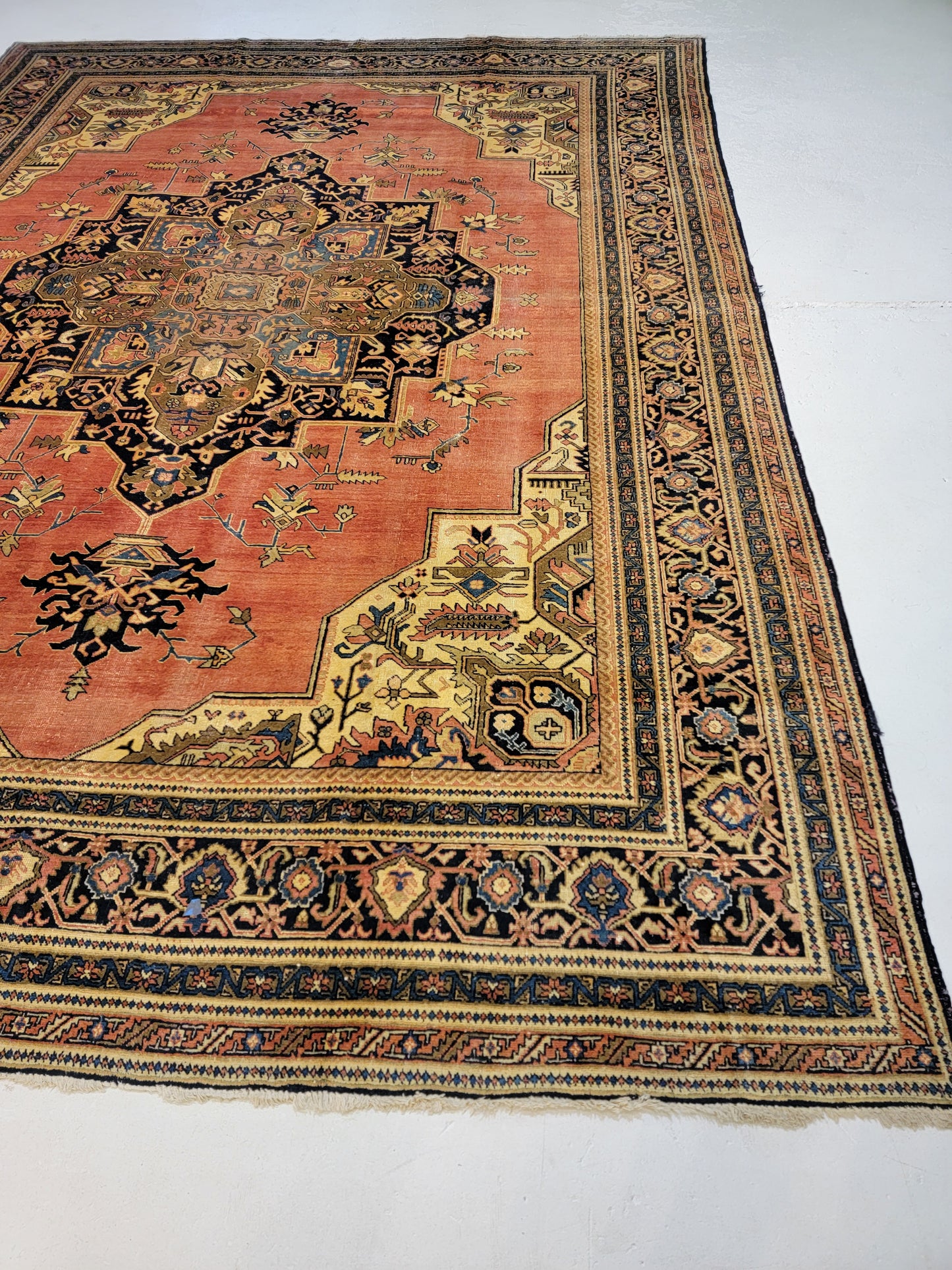 Hand-Knotted Wool Rug Tabriz Khoy 9'4" x 12'7"