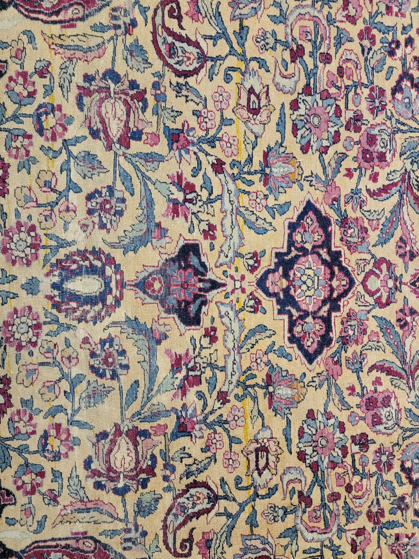 Antique Hand-Knotted Wool Rug Tabriz Khoy 9'10" x 12'3"