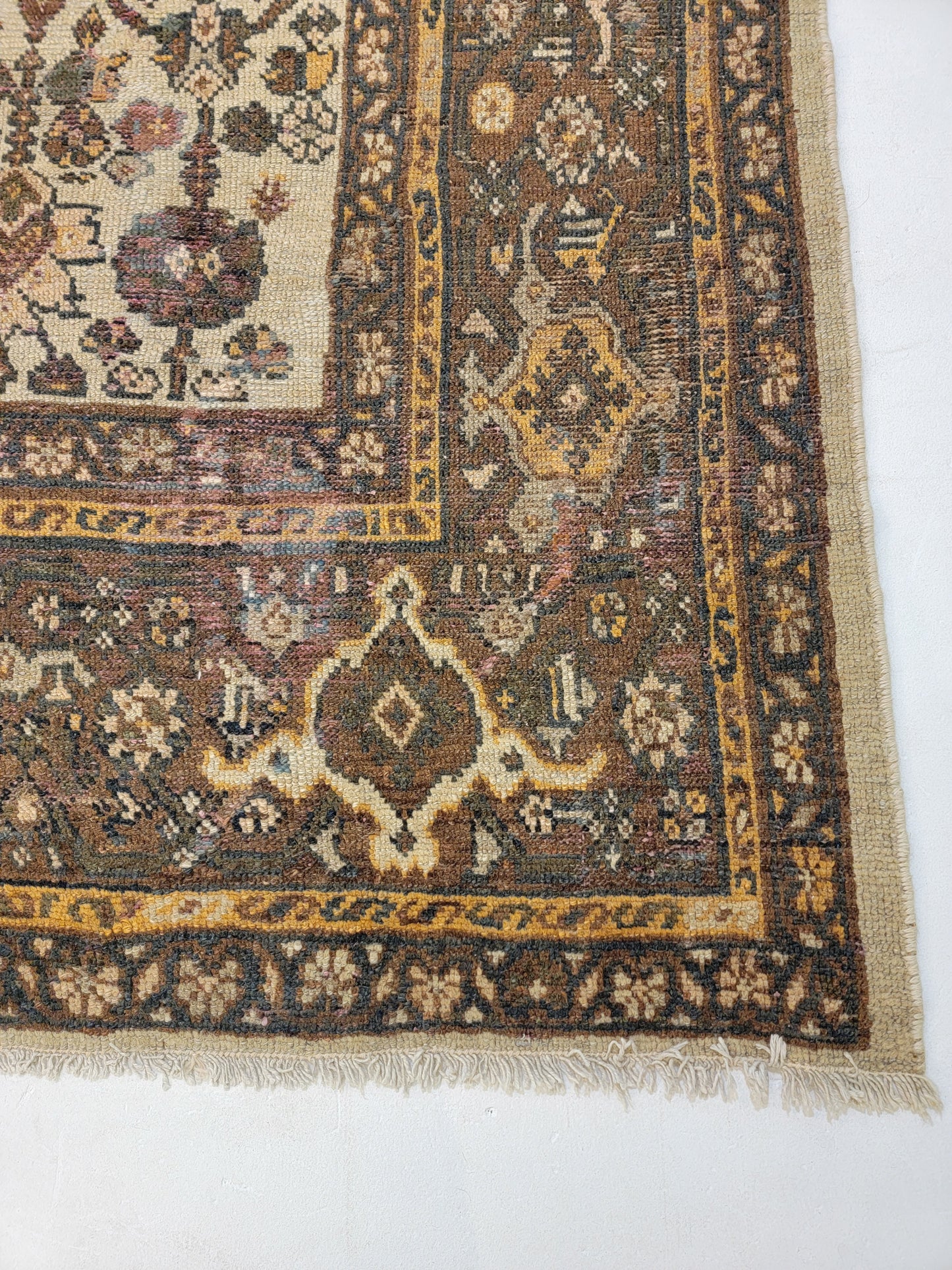 Hand-Knotted Wool Rug Sultanabad 10'1" x 13'10"