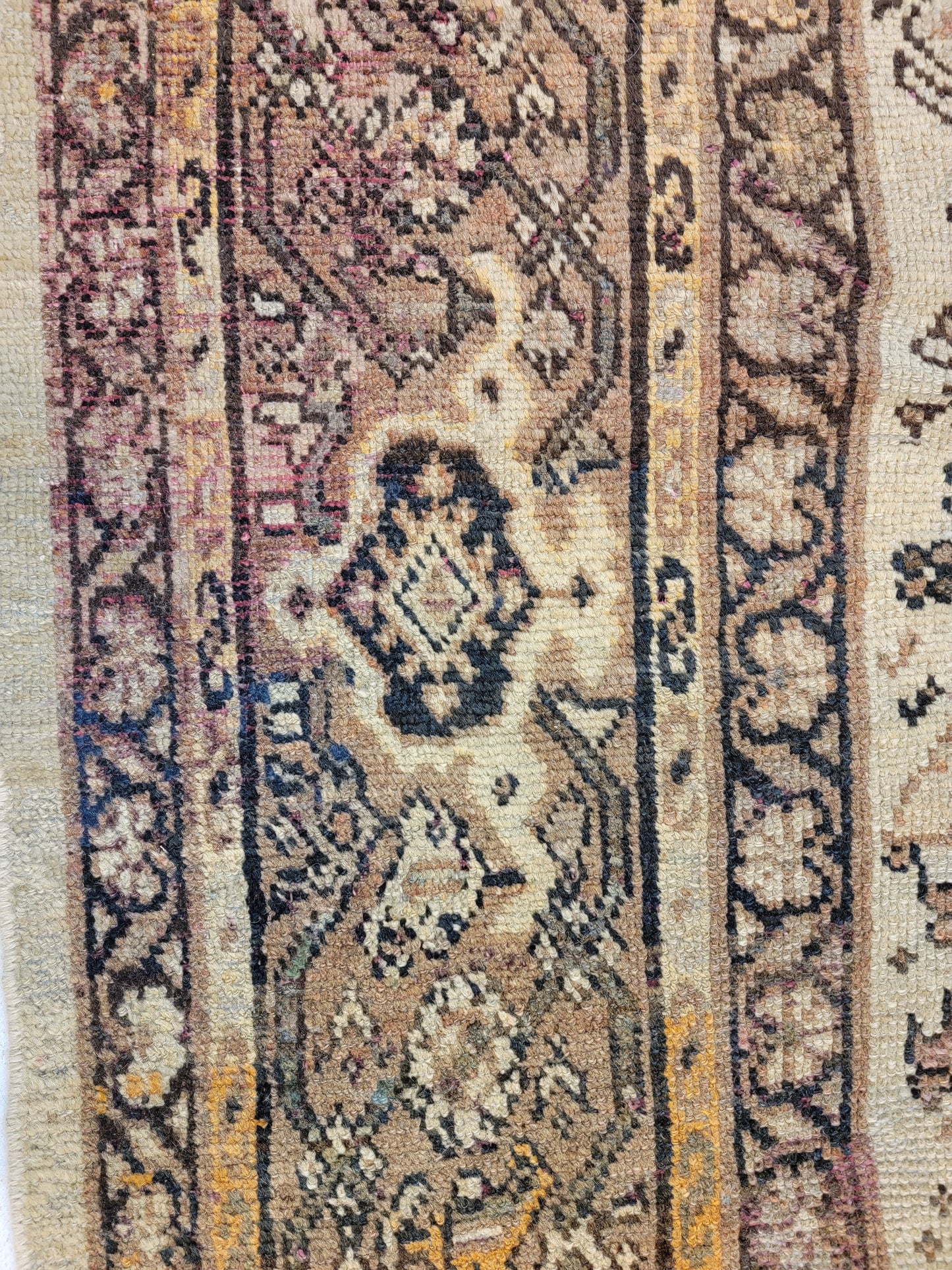 Hand-Knotted Wool Rug Sultanabad 10'1" x 13'10"
