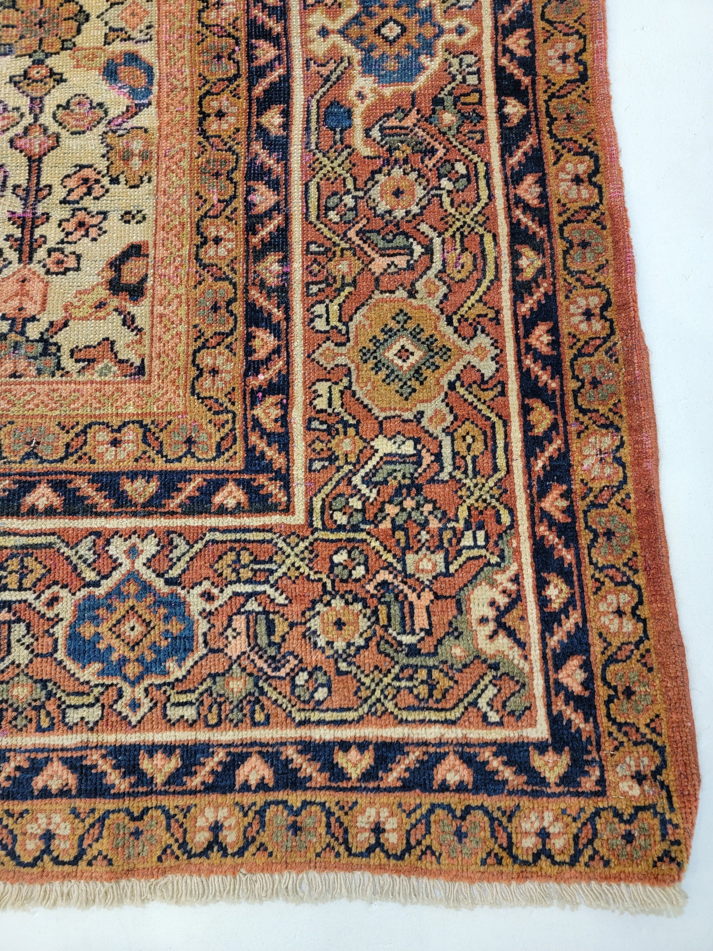 Hand-Knotted Wool Rug Sultanabad 11' x 13'5"