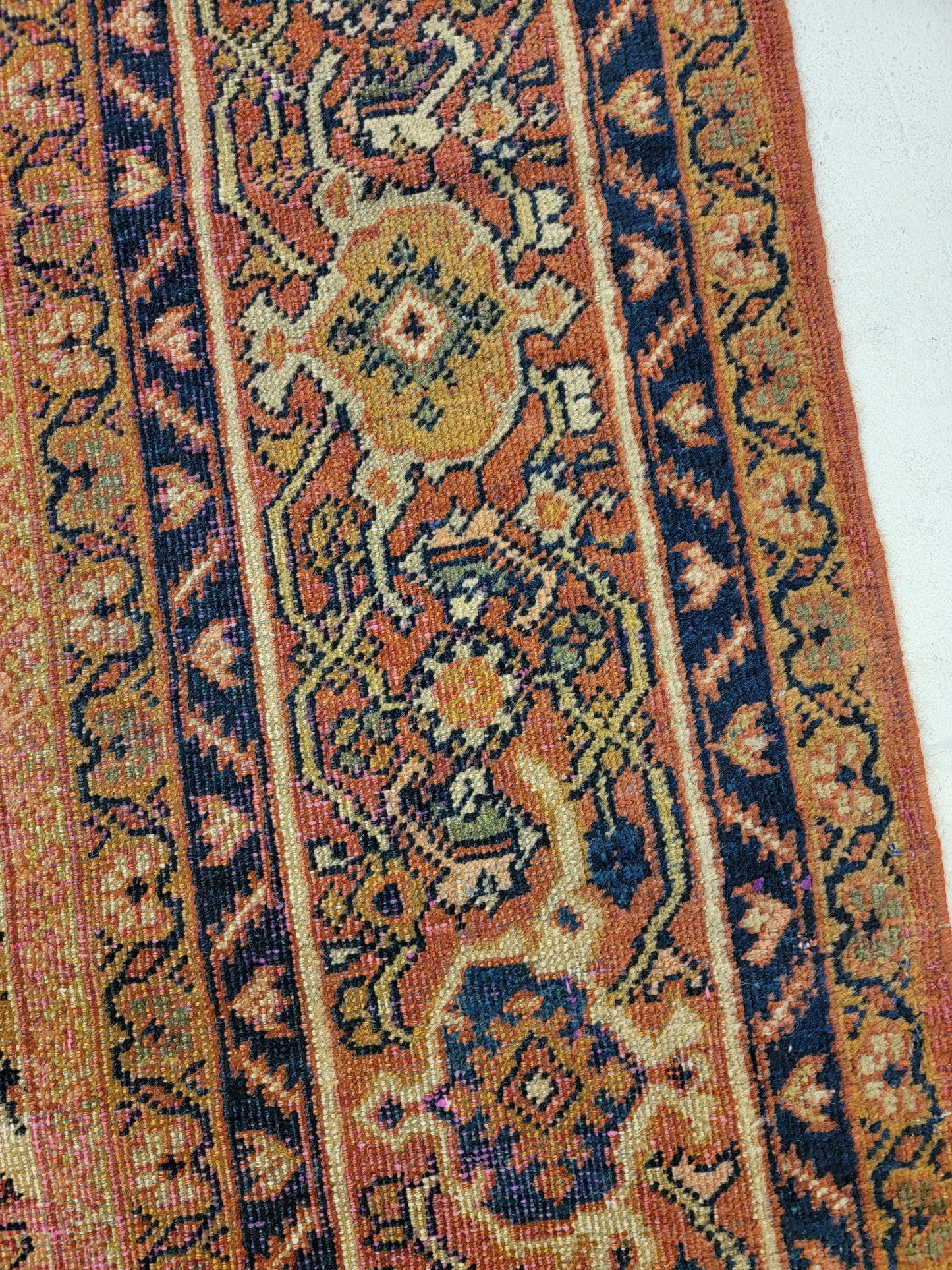 Hand-Knotted Wool Rug Sultanabad 11' x 13'5"