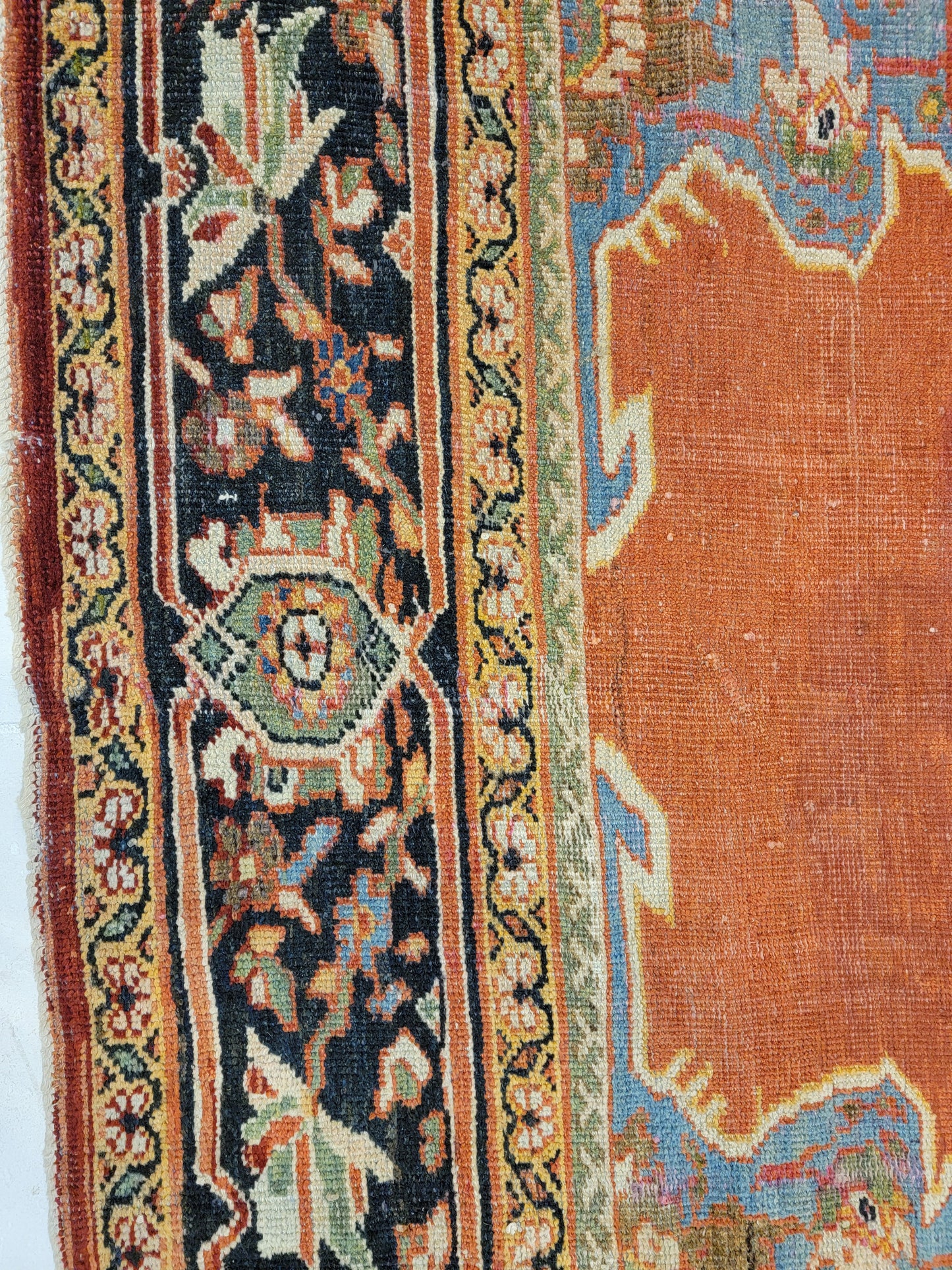 Hand-Knotted Wool Rug Mahal Ziglar 8'10" x 10'11"