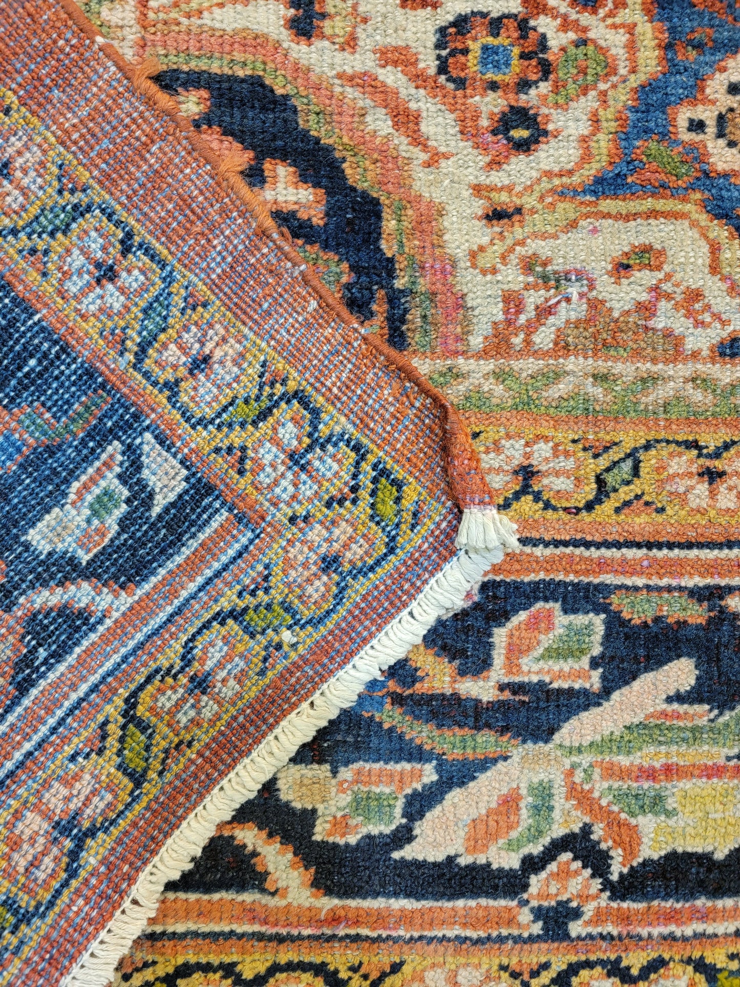 Hand-Knotted Wool Rug Mahal Ziglar 8'10" x 10'11"