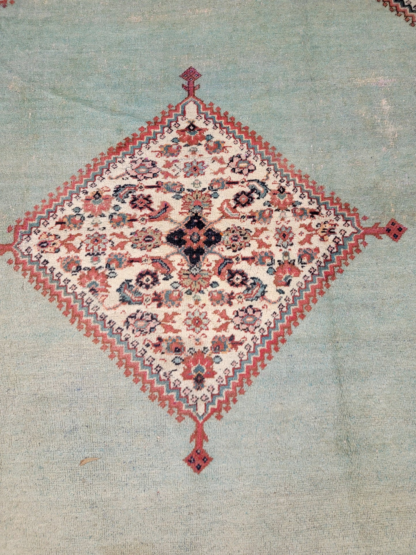 Hand-Knotted Wool Rug Meshkabad 8'8" x 11'8"