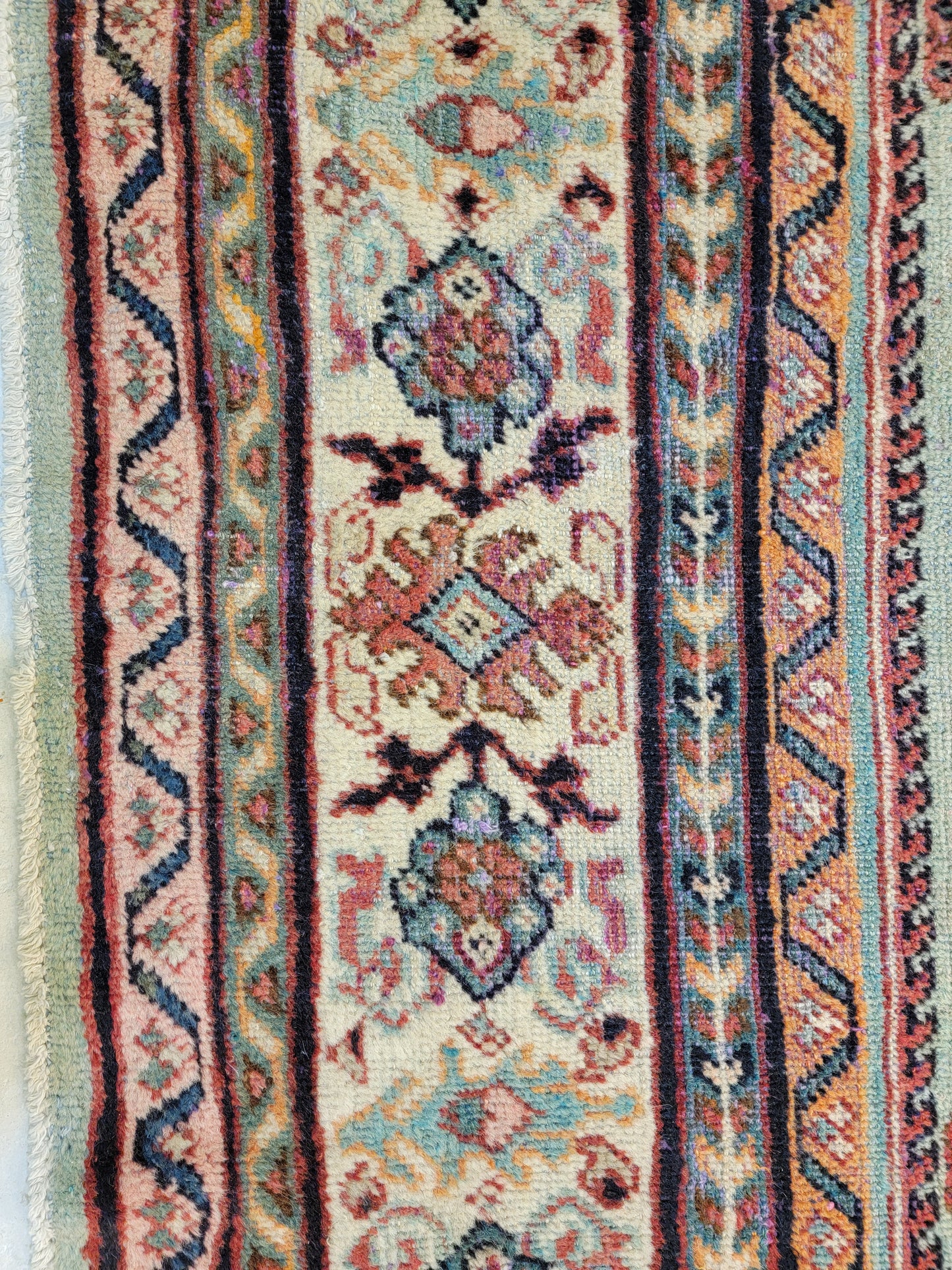 Hand-Knotted Wool Rug Meshkabad 8'8" x 11'8"