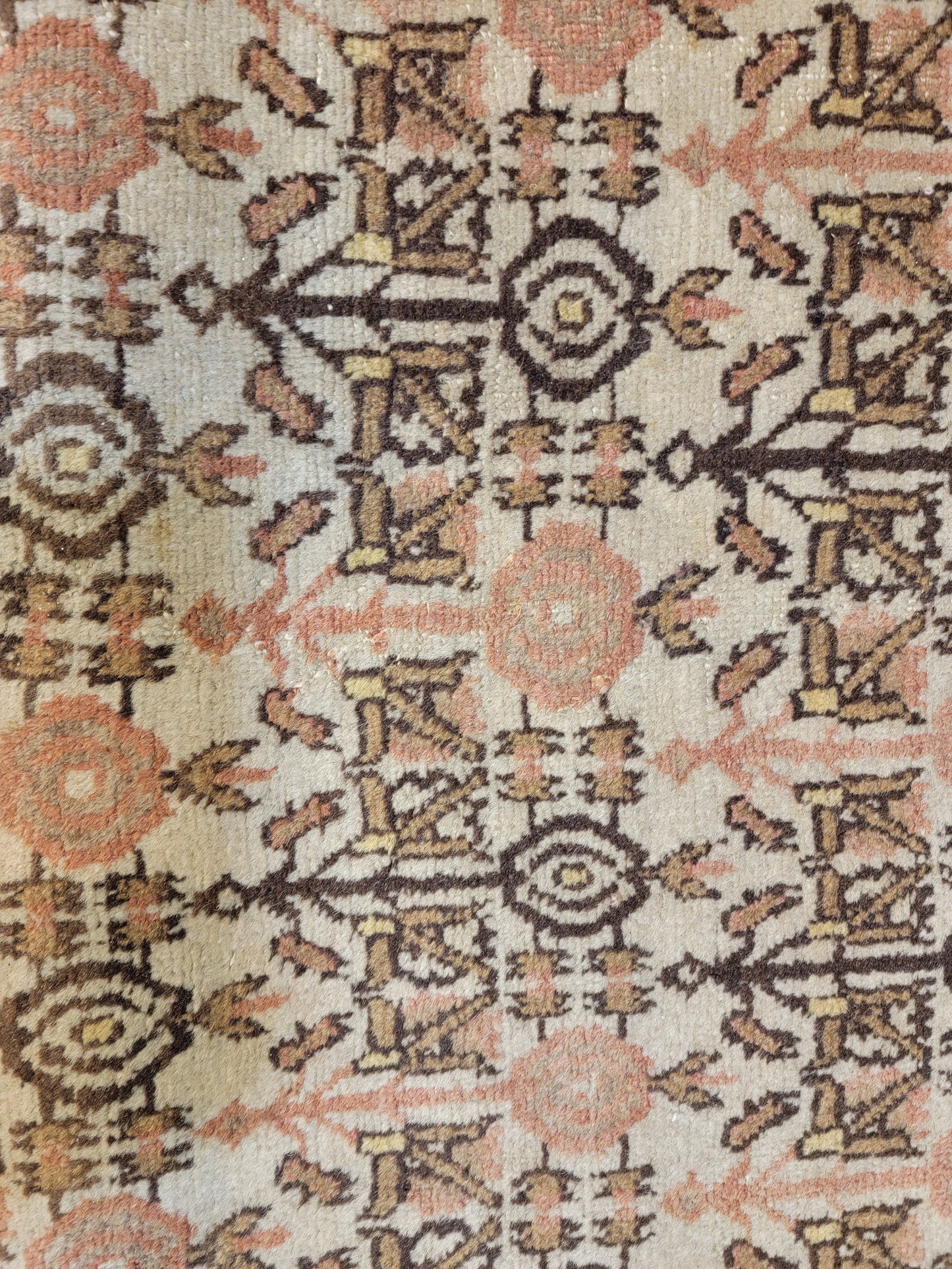Antique Hand-Knotted Wool Rug Haji Jalili 10'4" x 14'3"