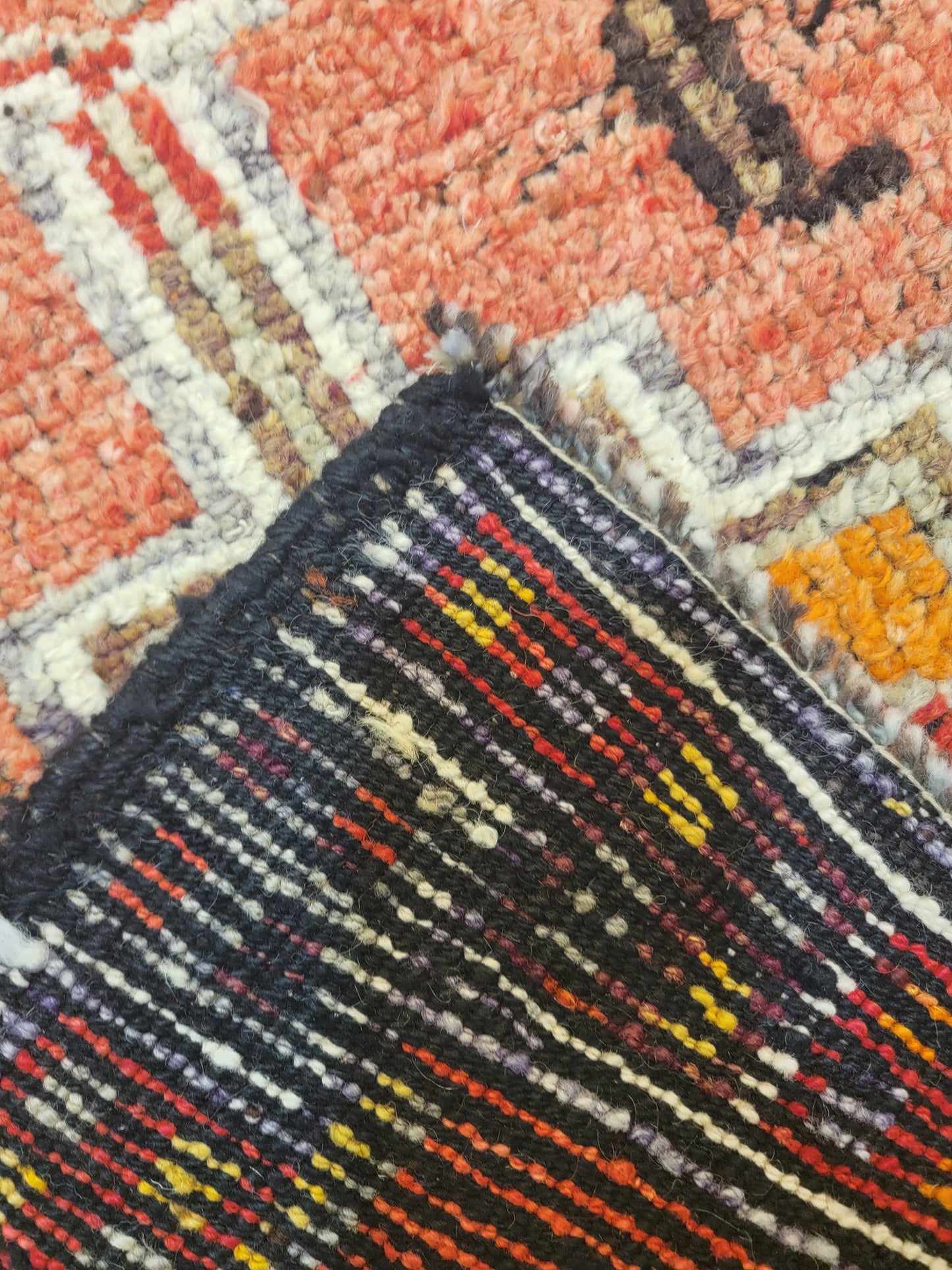 Hand-Knotted Wool Runner Turkish Oushak 3'2" x 9'6"