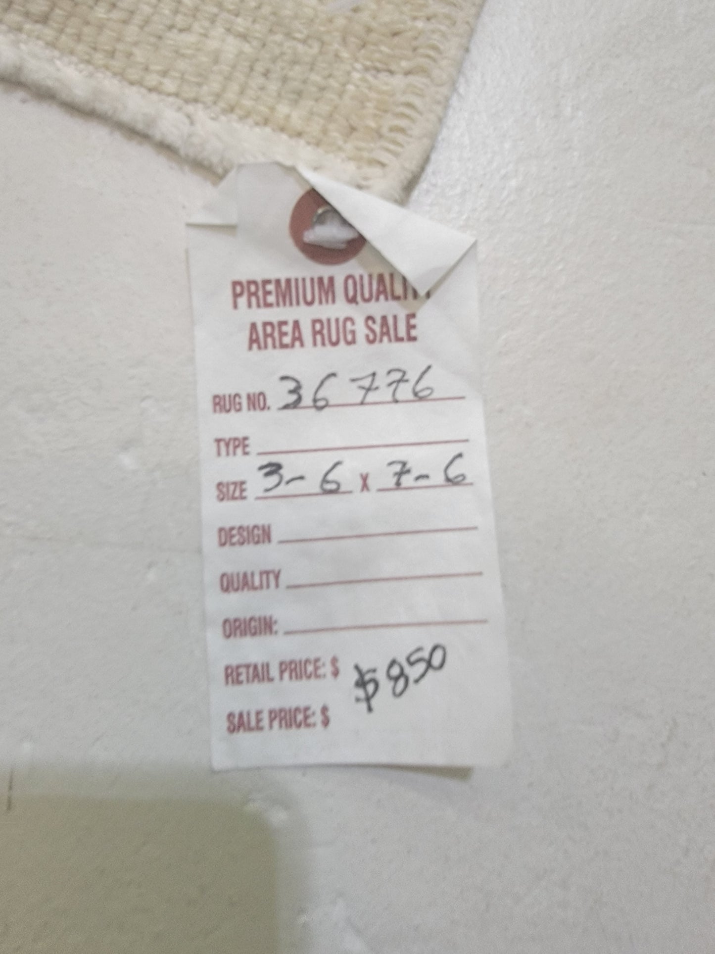 Hand-Knotted Wool Runner Turkish Oushak 3'6" x 7'6"