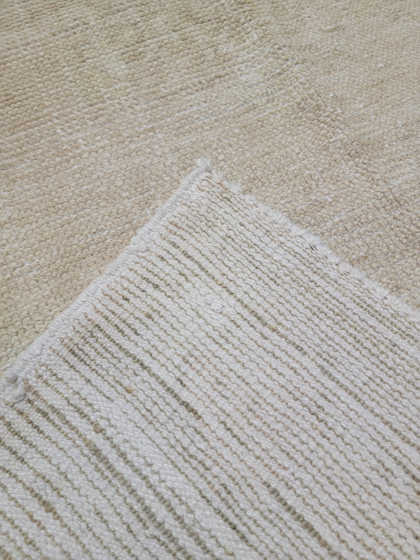 Hand-Knotted Wool Area Rug Turkish Oushak 3'8" x 6'3"