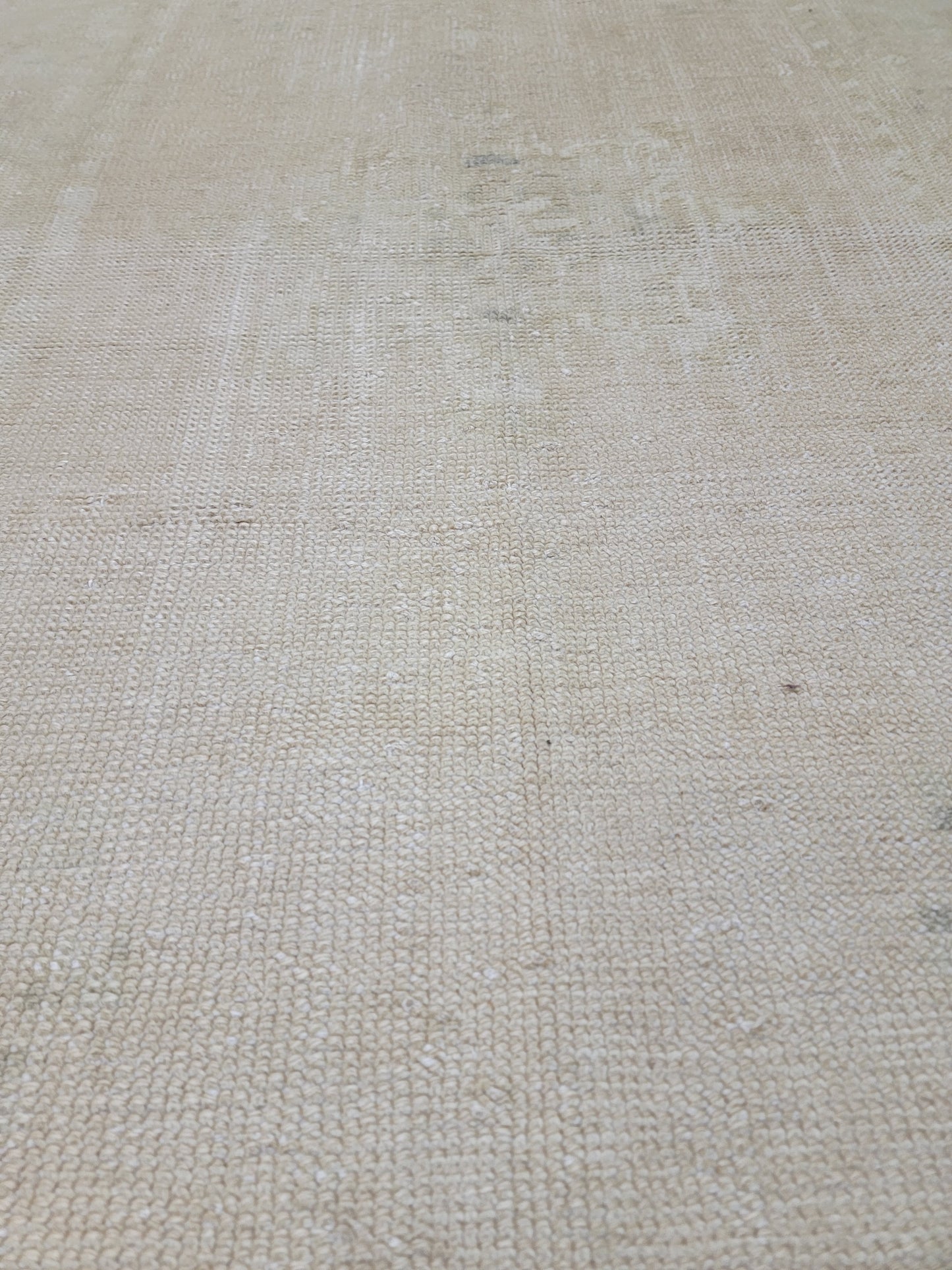 Hand-Knotted Wool Area Rug Turkish Oushak 3'3" x 5'11"