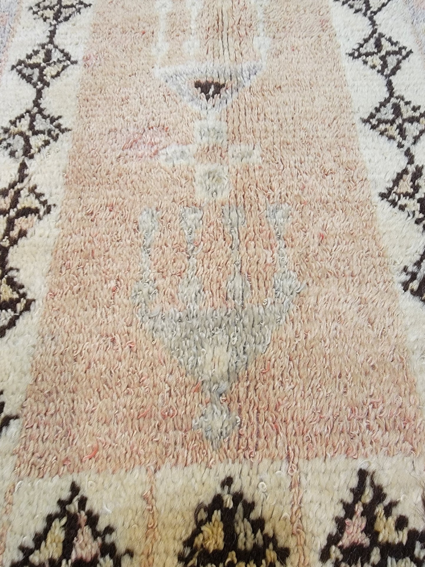 Hand-Knotted Wool Area Rug Turkish Oushak 3'6" x 5'7"