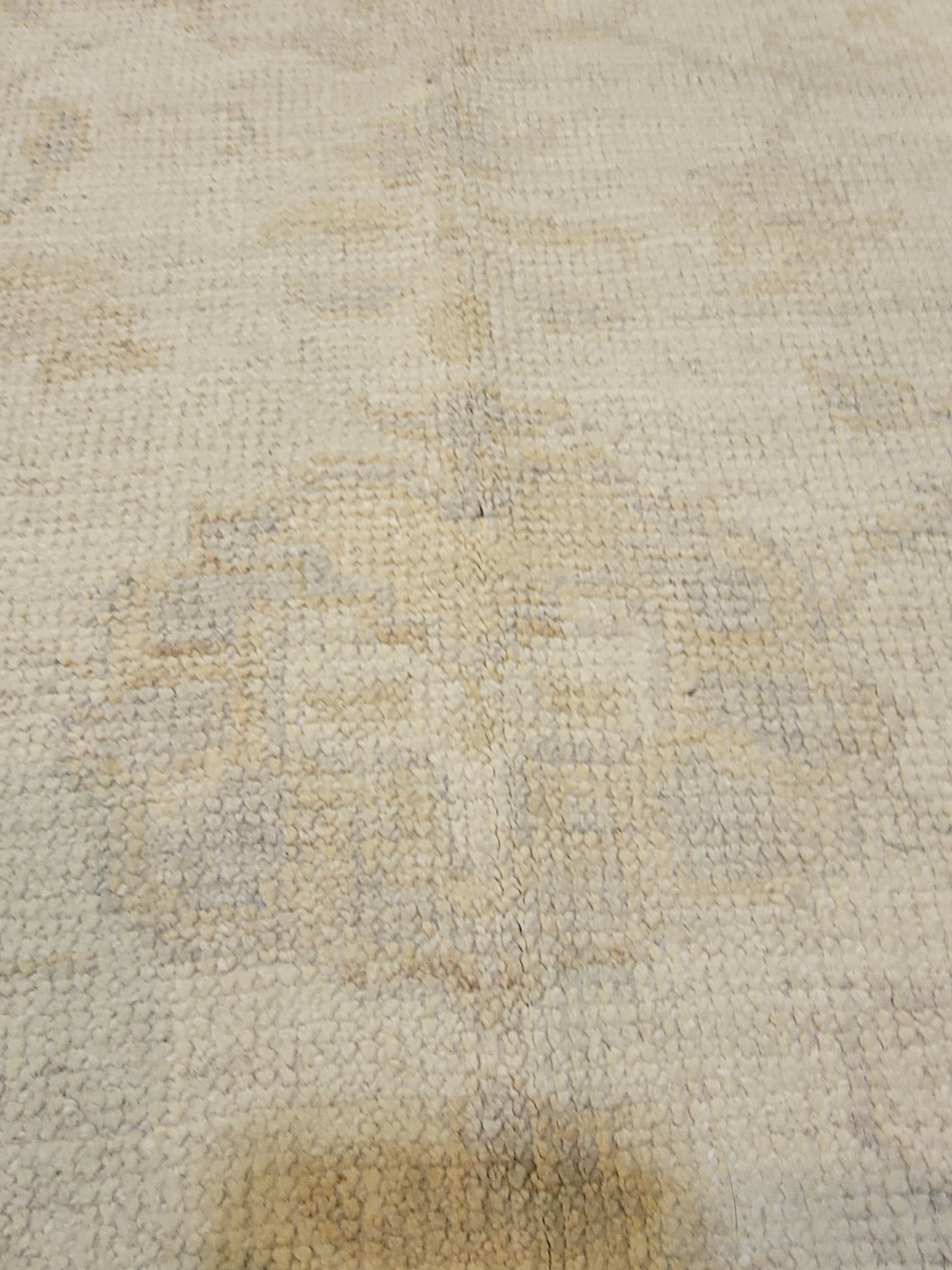 Hand-Knotted Wool Area Rug Turkish Oushak 3'11" x 5'9"