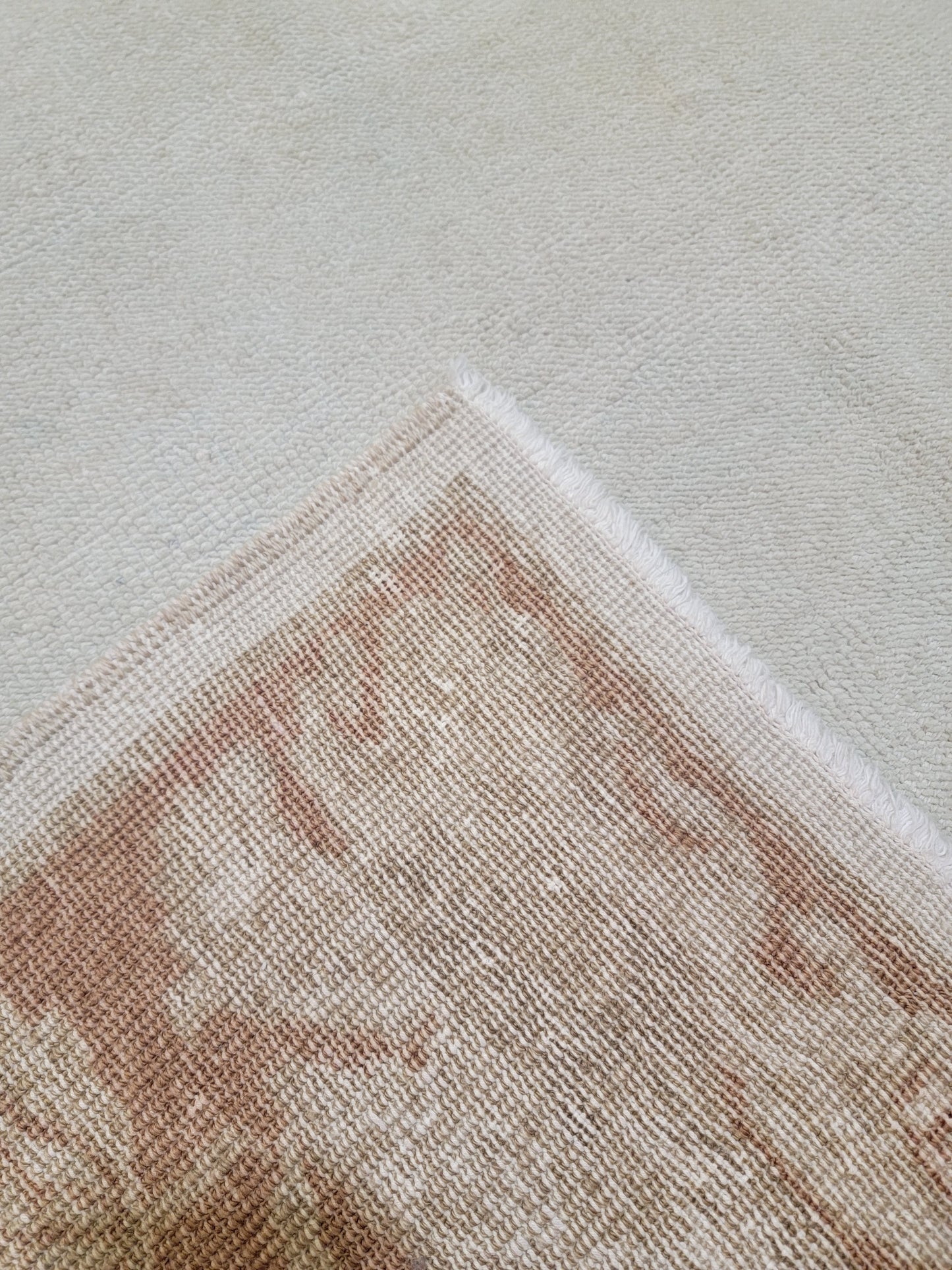 Hand-Knotted Wool Area Rug Turkish Oushak 7'8" x 10'6"