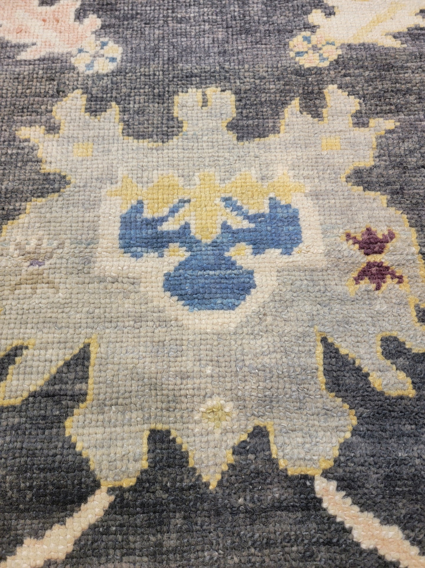 Hand-Knotted Wool Area Rug Turkish Oushak 10' x 13'6"