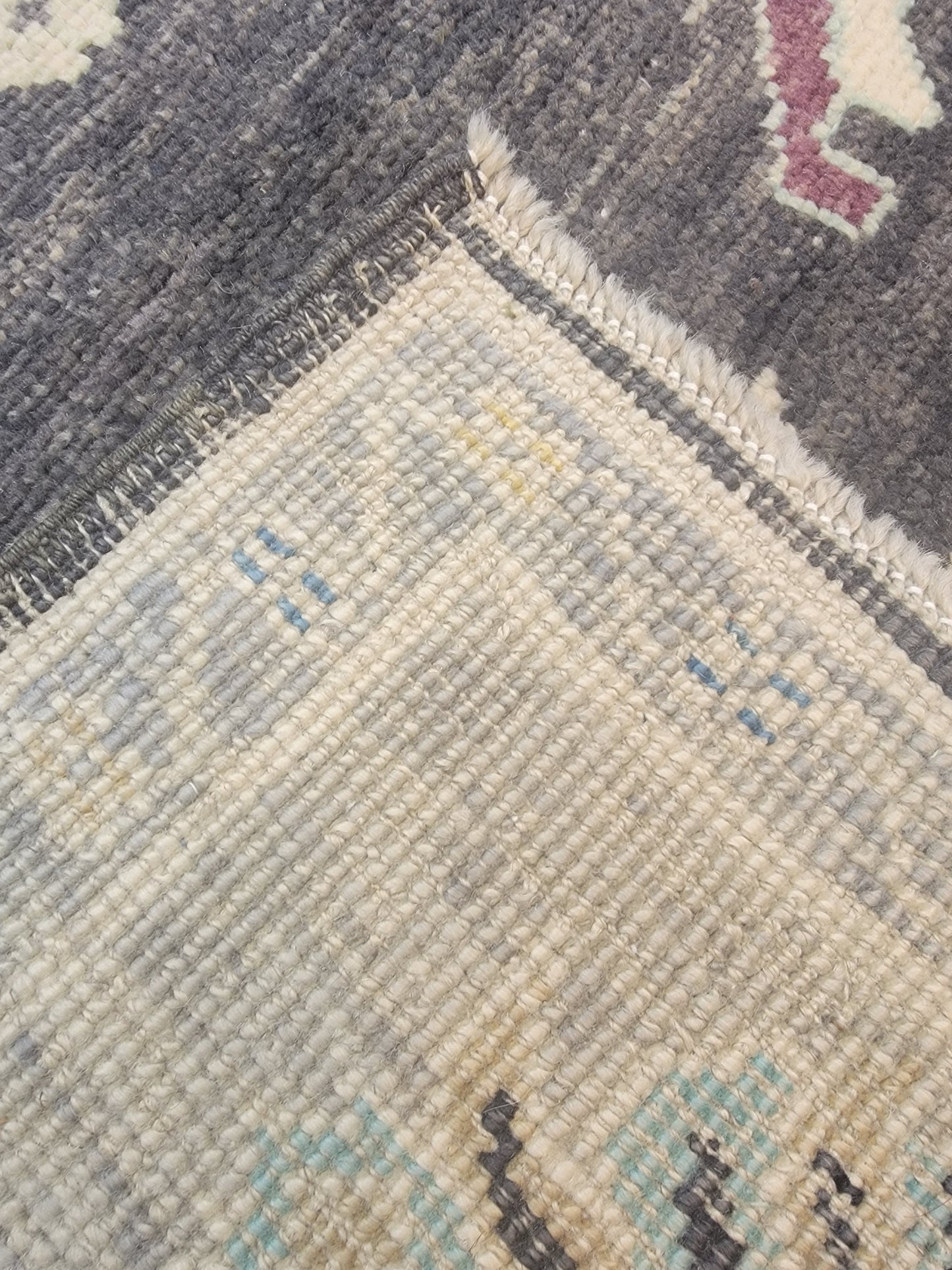 Hand-Knotted Wool Area Rug Turkish Oushak 10' x 13'6"