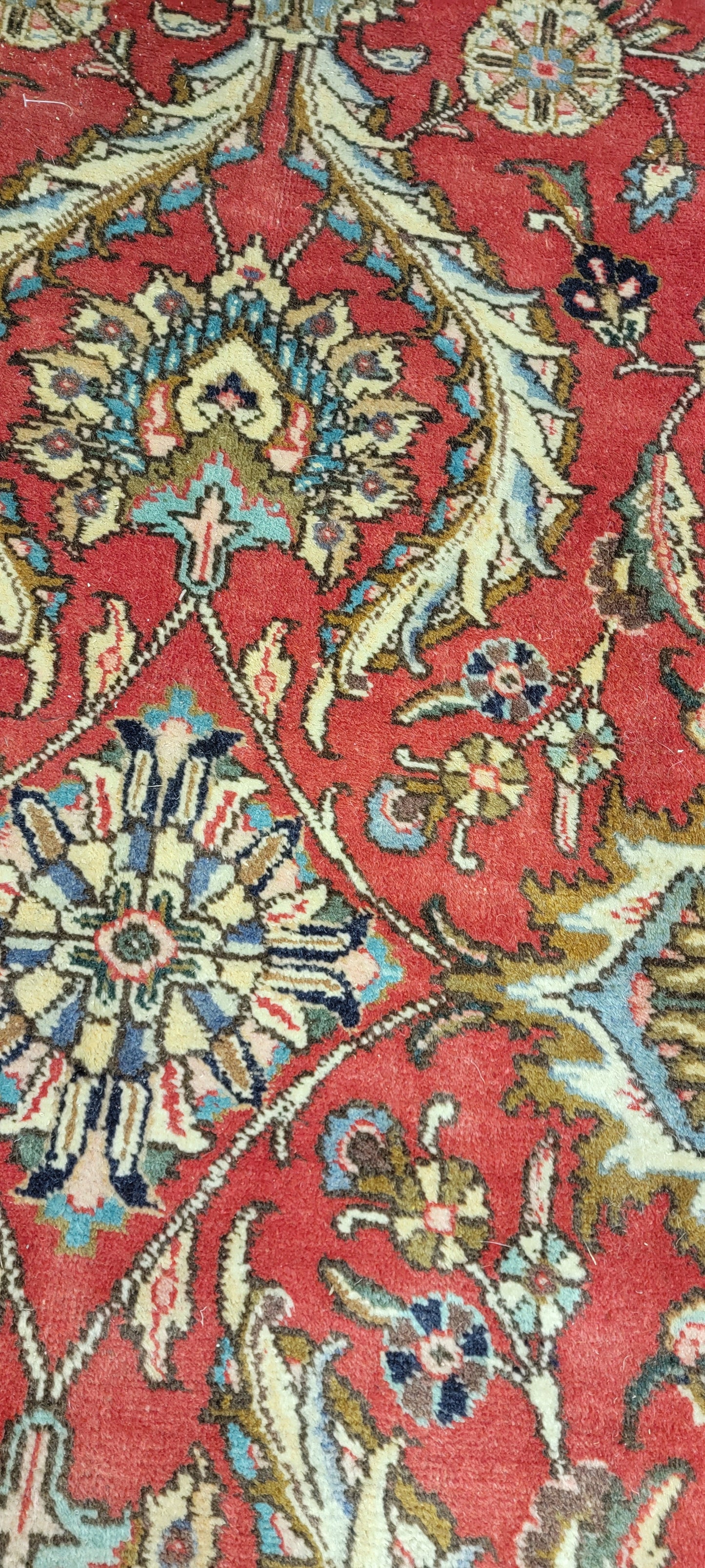 Hand-Knotted Wool Rug Tabriz 8' x 11'7"