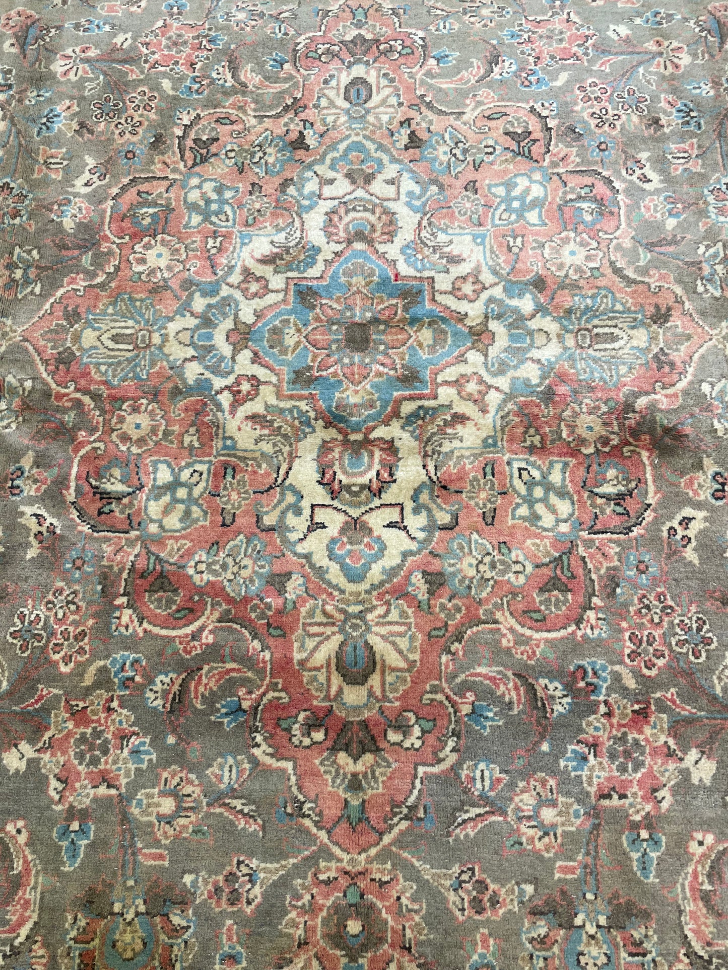 Hand-Knotted Wool Rug Tabriz 8'1" x 12'1"