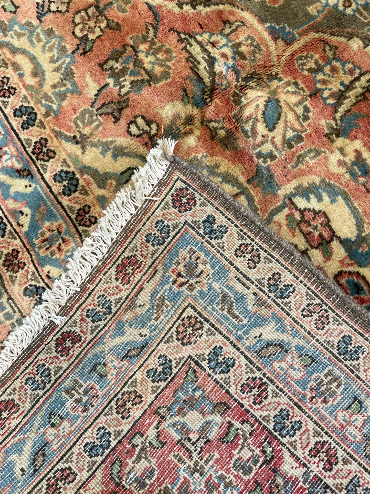 Hand-Knotted Wool Rug Tabriz 8'1" x 12'1"