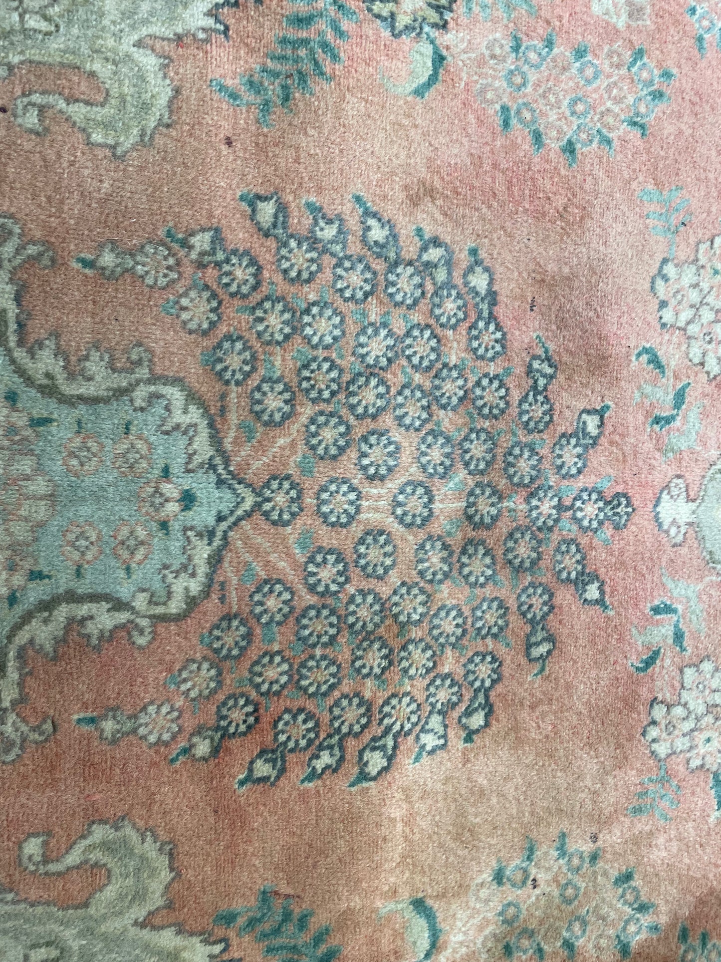 Hand-Knotted Wool Rug Tabriz 9'8" x 12'11"