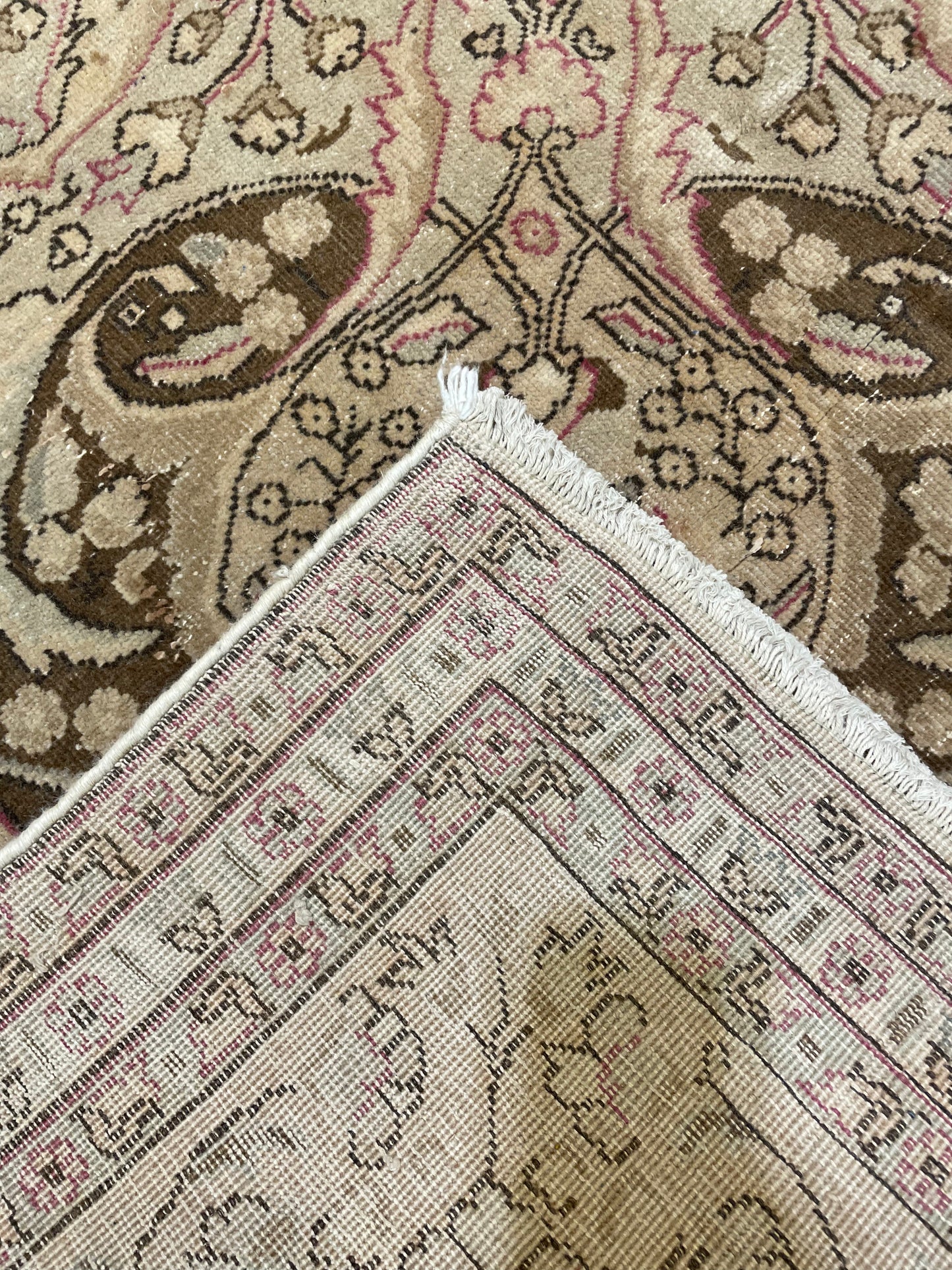 Hand-Knotted Wool Rug Turkish Kaysari 8'6" x 11'3"