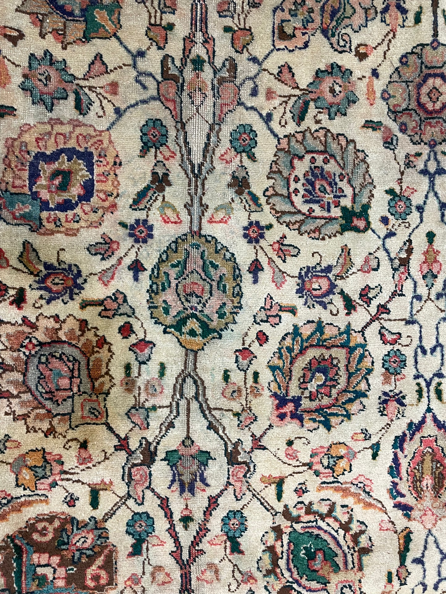 Hand-Knotted Wool Rug Tabriz 8'4" x 10'7"