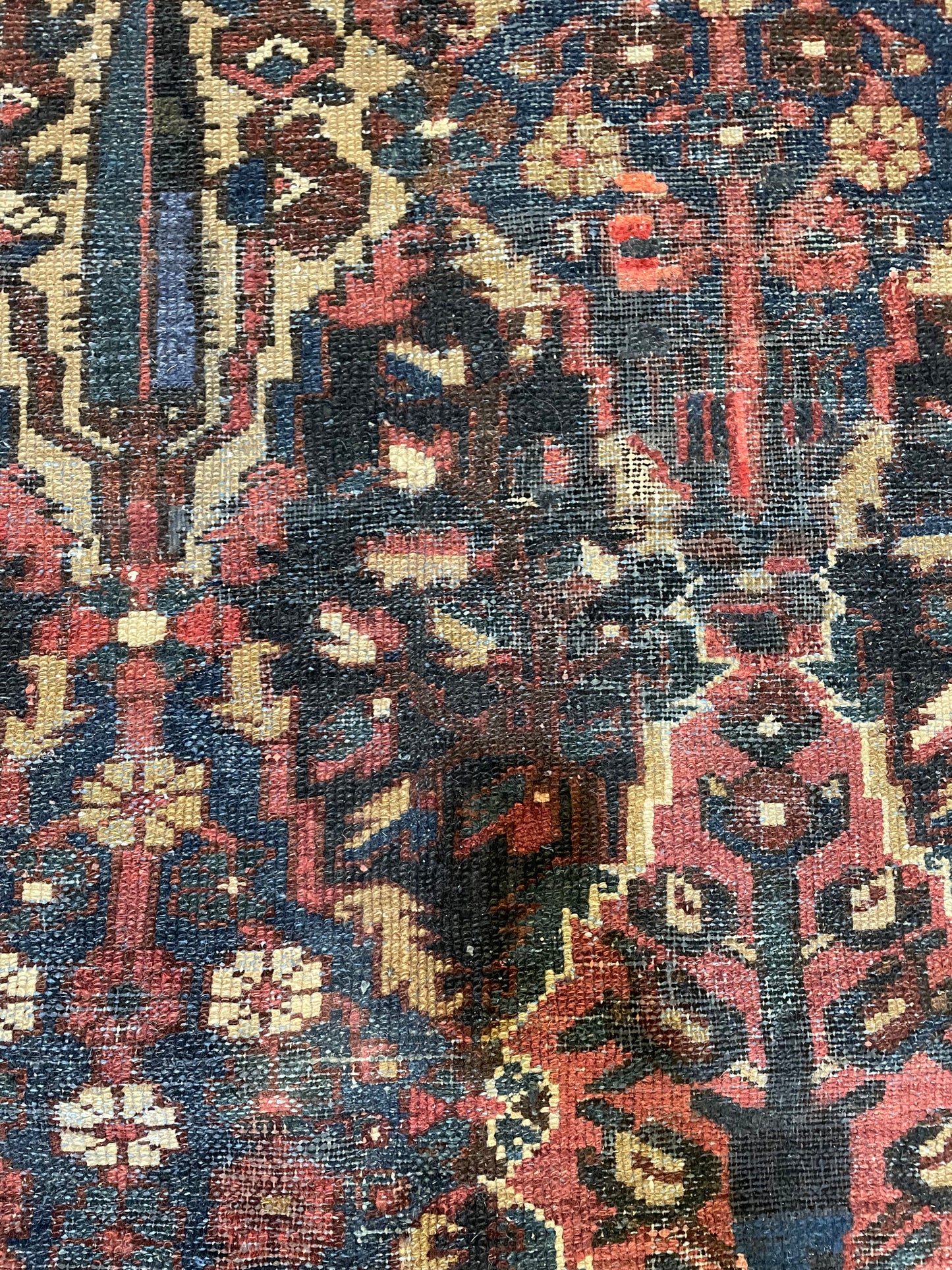 Hand-Knotted Wool Rug Bakhtiari 8'7" x 10'8"