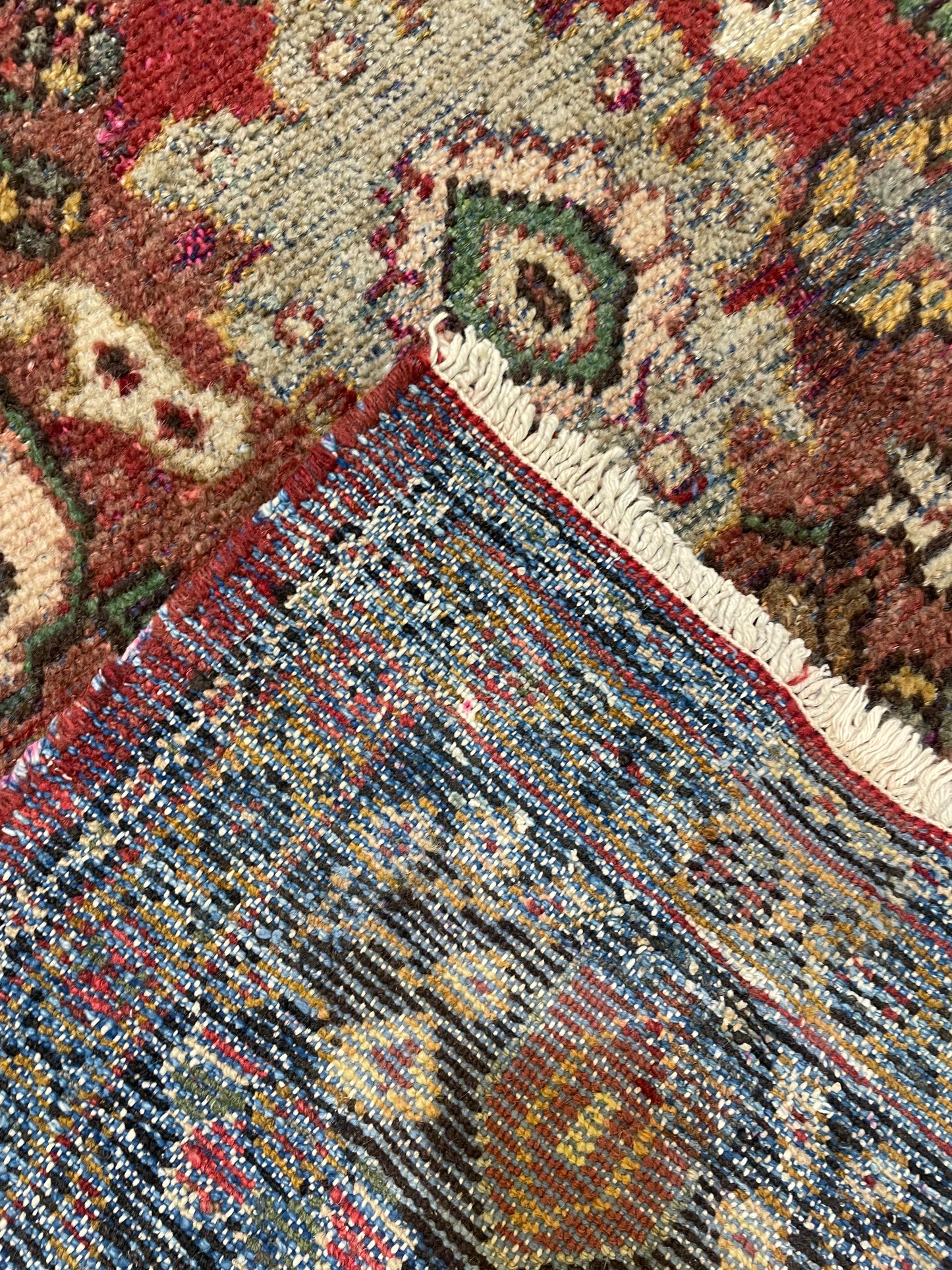Hand-Knotted Wool Rug Meshkabad/Sultanabad 7'11" x 10'10"