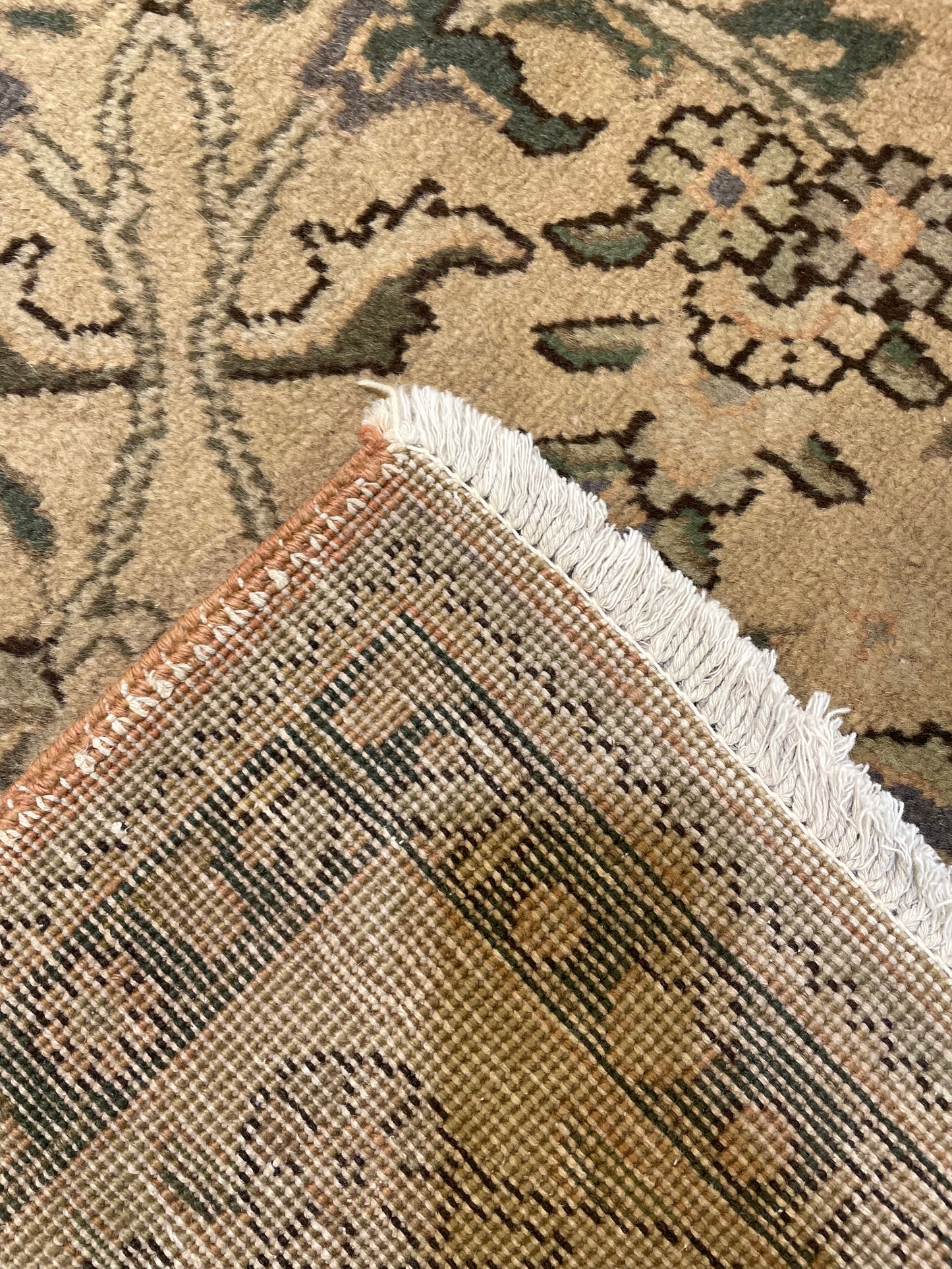 Hand-Knotted Wool Rug Tabriz 6'10" x 9'11"